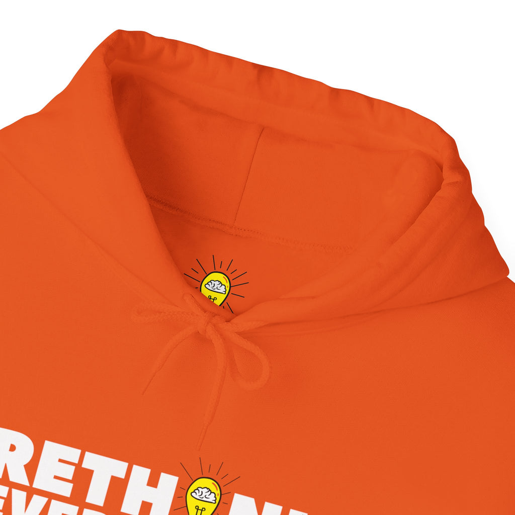 Rethink Everything Real Estate Hoodie, Unisex Cozy Sweatshirt, Gift for Thought Leaders, Inspirational Fashion, Casual Wear, Unique Graphic Pullover