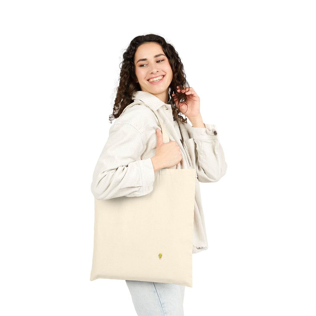 Tote Bag — Rethink Everything LOGO Idea Graphic Cotton Canvas Tote