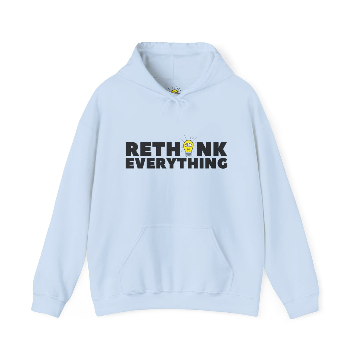 Rethink Everything Business Planning Hoodie, Unisex Cozy Sweatshirt, Gift for Thought Leaders, Inspirational Fashion, Casual Wear, Unique Graphic Pullover