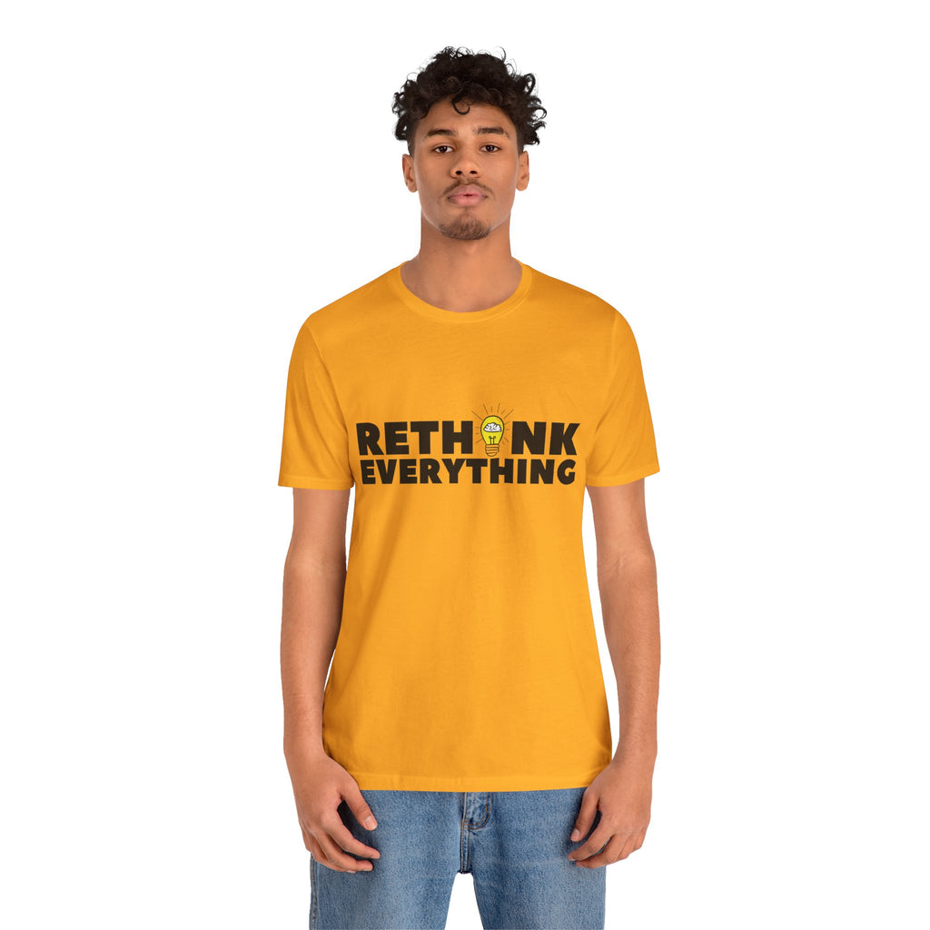 Rethink Everything Mentorship Premium Bella+Canvas Unisex Jersey Tee