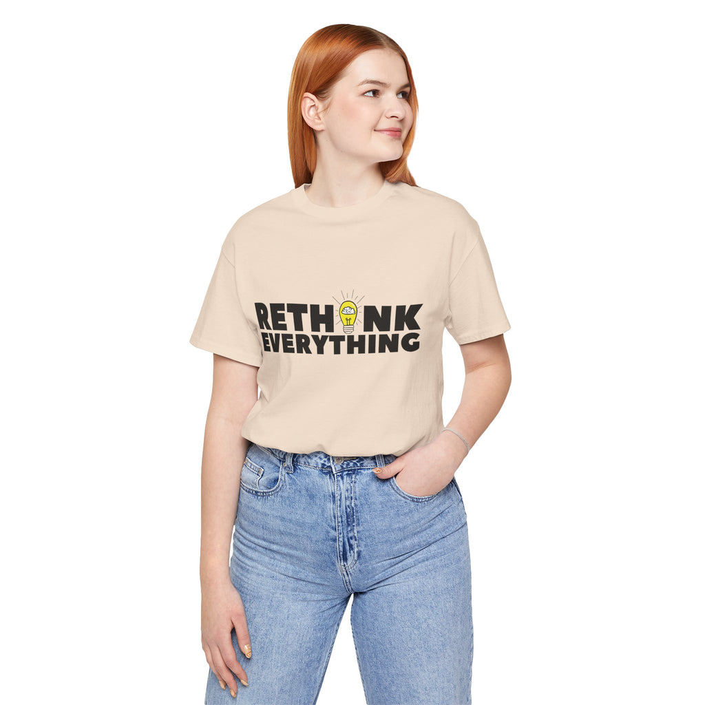 Rethink Everything Craft Beer Premium Bella+Canvas Unisex Jersey Tee