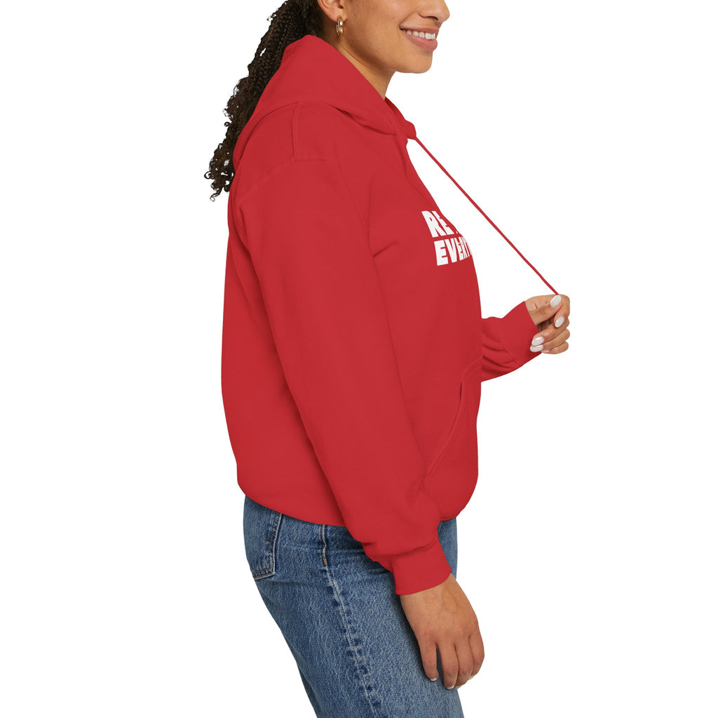 Rethink Everything CRM Hoodie, Unisex Cozy Sweatshirt, Gift for Thought Leaders, Inspirational Fashion, Casual Wear, Unique Graphic Pullover