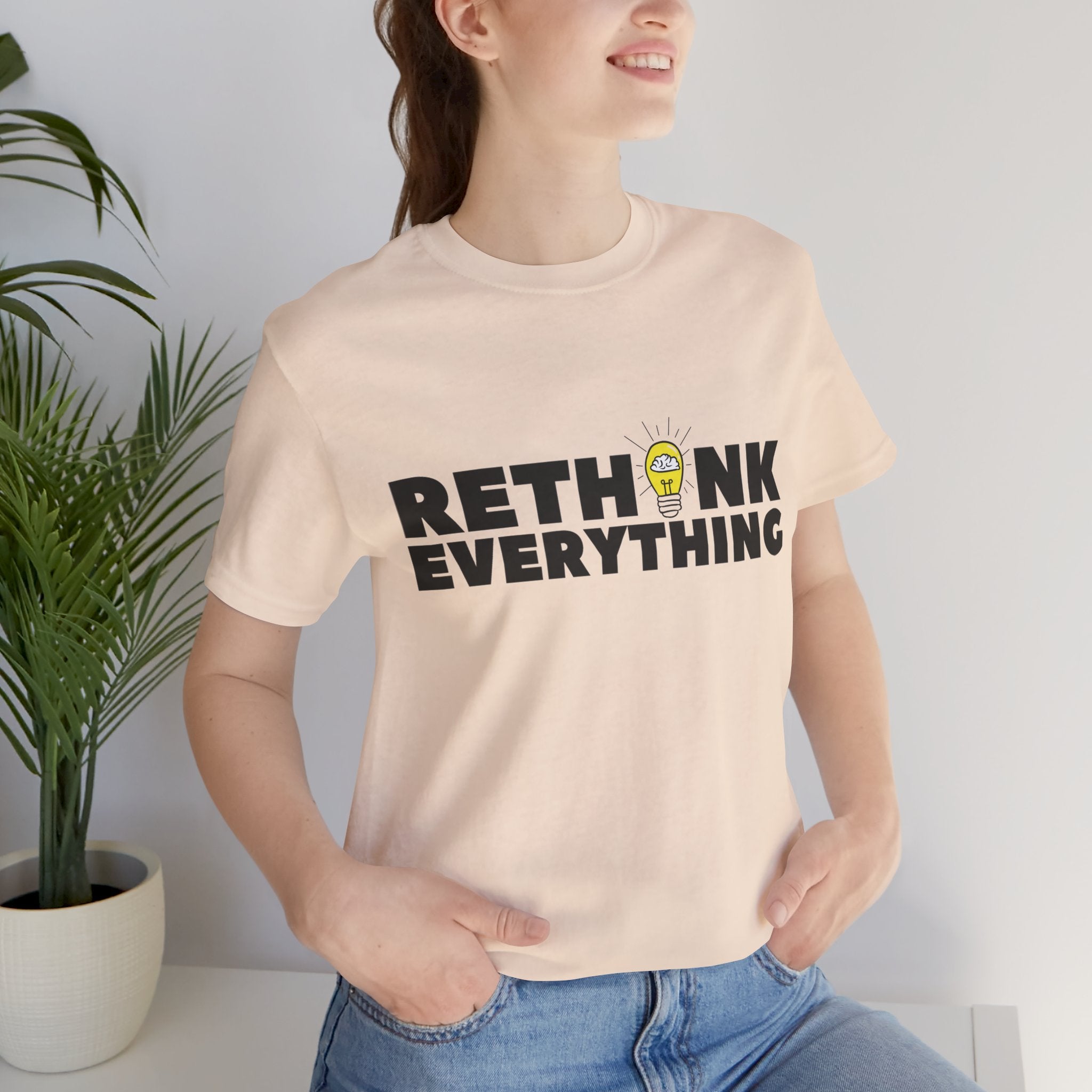 Rethink Everything Craft Beer Premium Bella+Canvas Unisex Jersey Tee