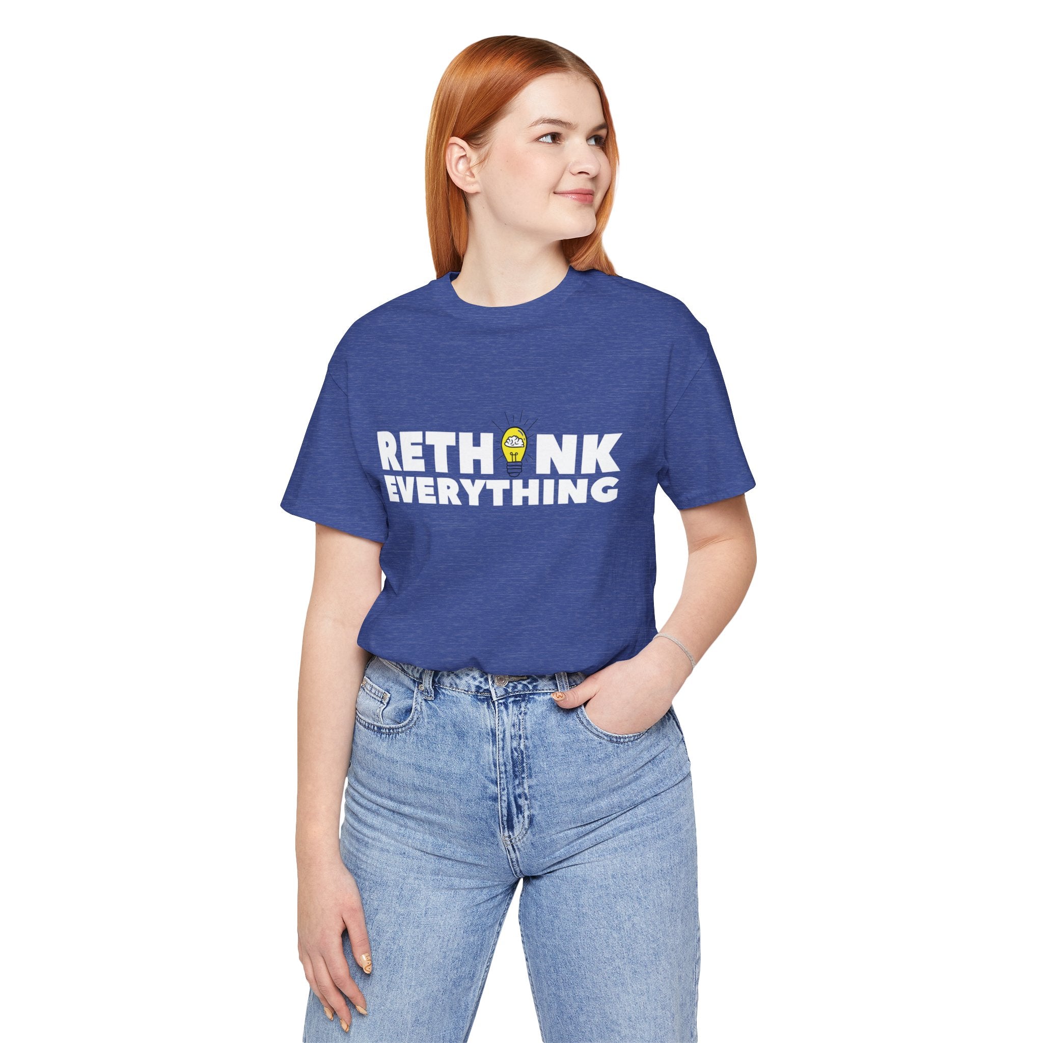Rethink Everything Buying a Home Hacks Premium Bella+Canvas Unisex Jersey Tee