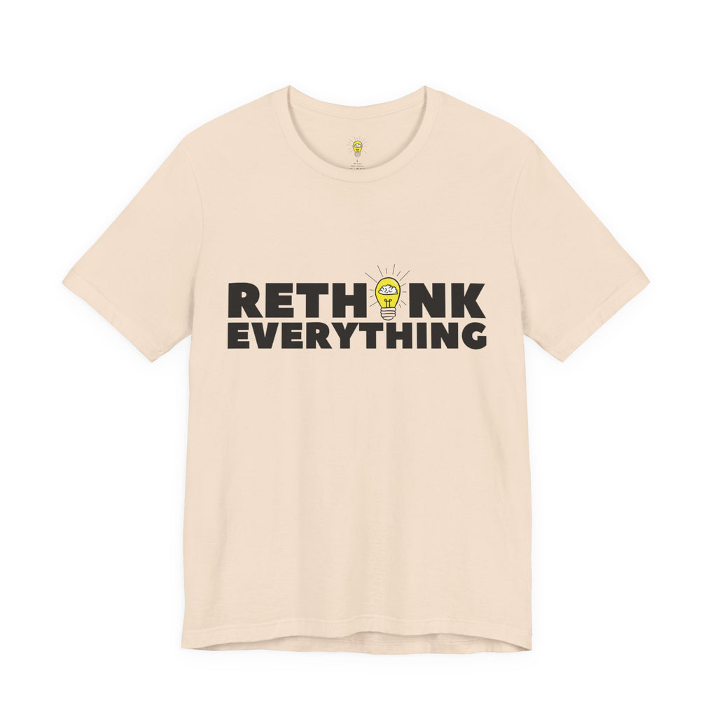 Rethink Everything Craft Beer Premium Bella+Canvas Unisex Jersey Tee