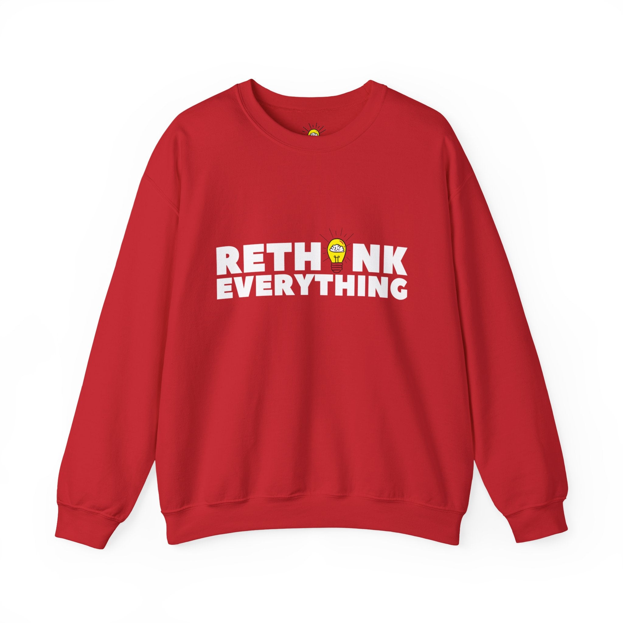 Rethink Everything CRM Crewneck Sweatshirt – Unisex Inspirational Graphic Pullover