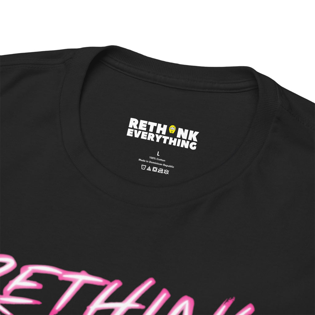 Morgan's Rainbow Fundraiser T-Shirt | #TeamPeach 2026 | Rethink Everything
