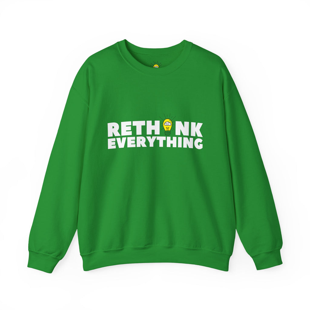Rethink Everything Loan Officer Crewneck Sweatshirt – Unisex Inspirational Graphic Pullover
