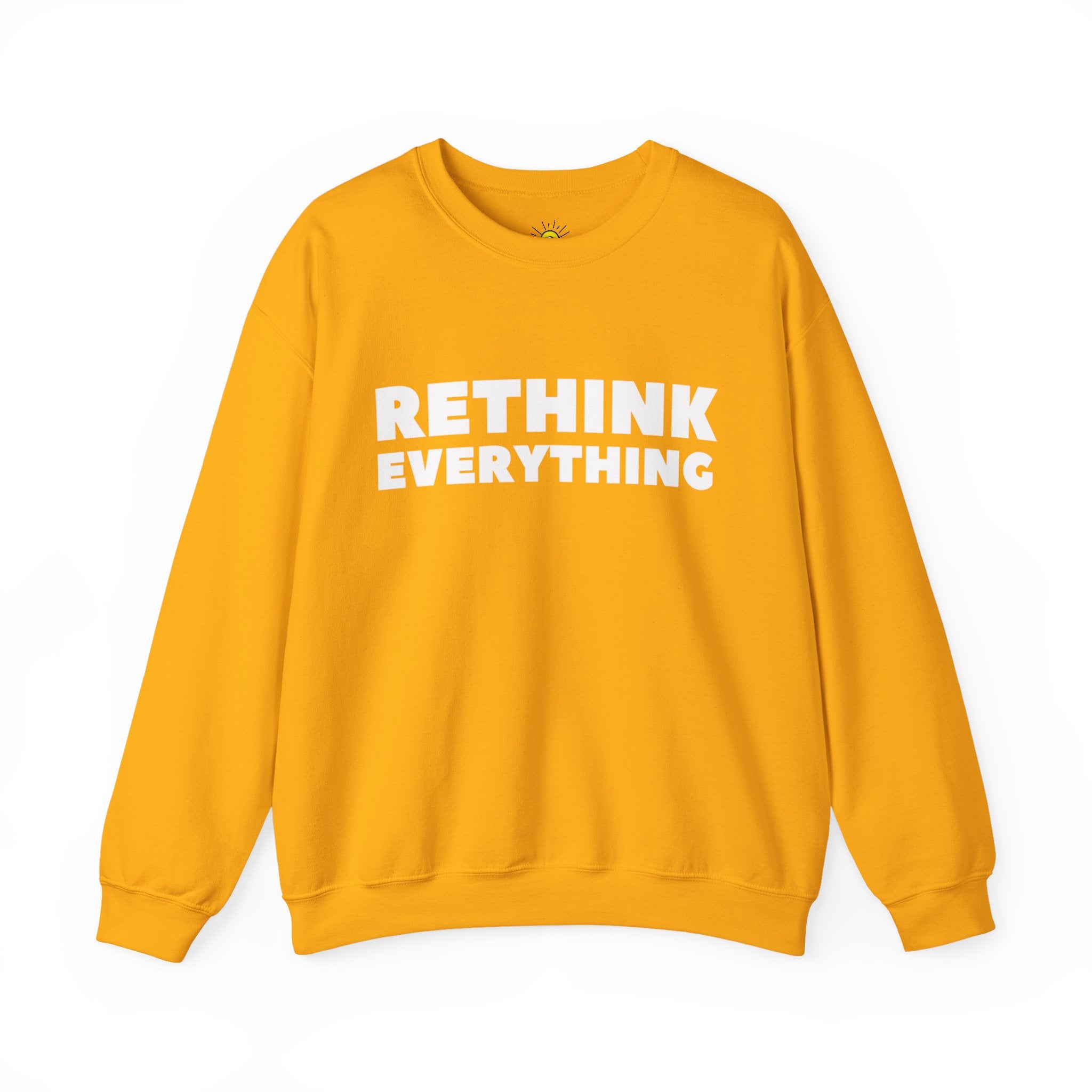 Rethink Everything Mentorship Crewneck Sweatshirt – Unisex Inspirational Graphic Pullover