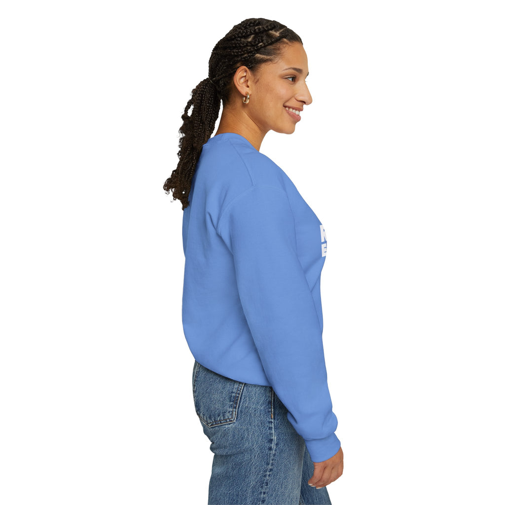 Rethink Everything Power of Video Crewneck Sweatshirt – Unisex Inspirational Graphic Pullover
