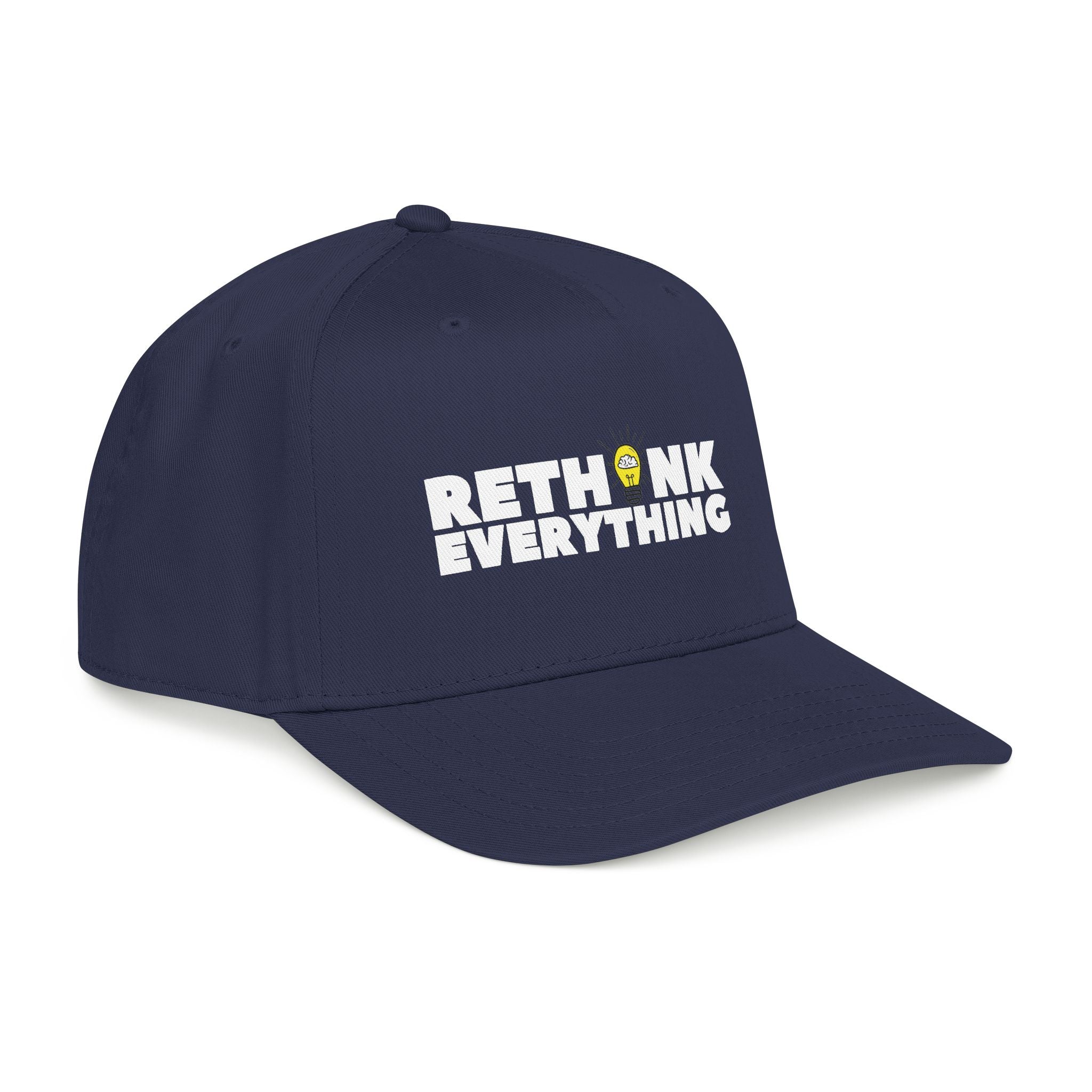 Rethink Everything LOGO Prospecting Navy Blue Mid Profile Baseball Cap