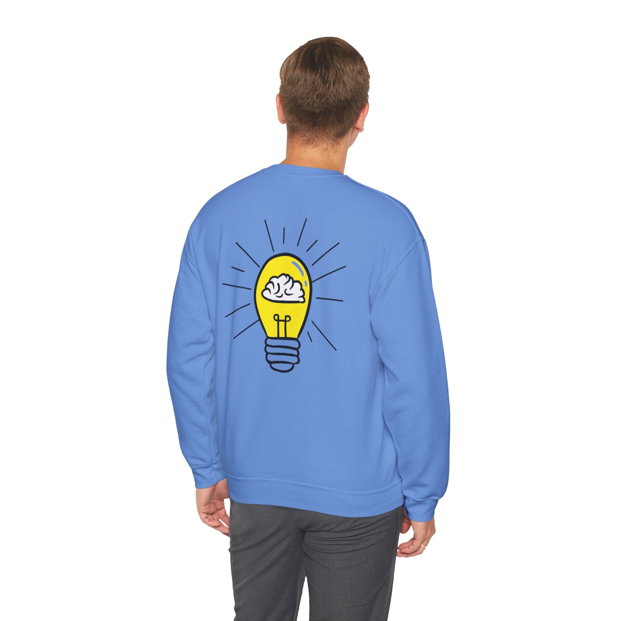 Rethink Everything Power of Video Crewneck Sweatshirt – Unisex Inspirational Graphic Pullover