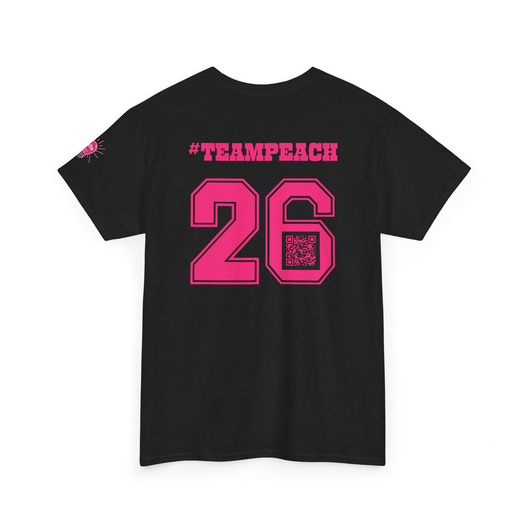 Morgan's Rainbow Fundraiser T-Shirt | #TeamPeach 2026 | Rethink Everything