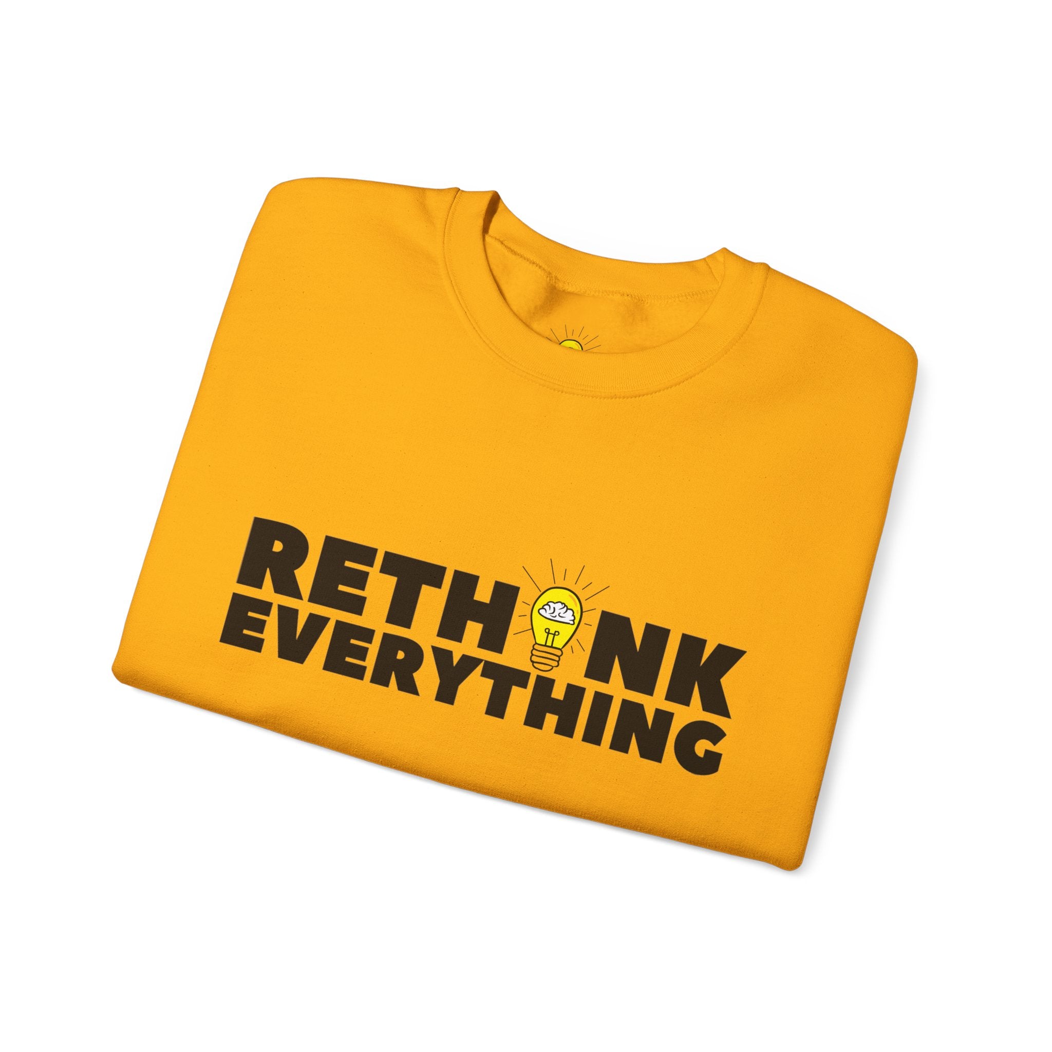 Rethink Everything Mentorship Crewneck Sweatshirt – Unisex Inspirational Graphic Pullover