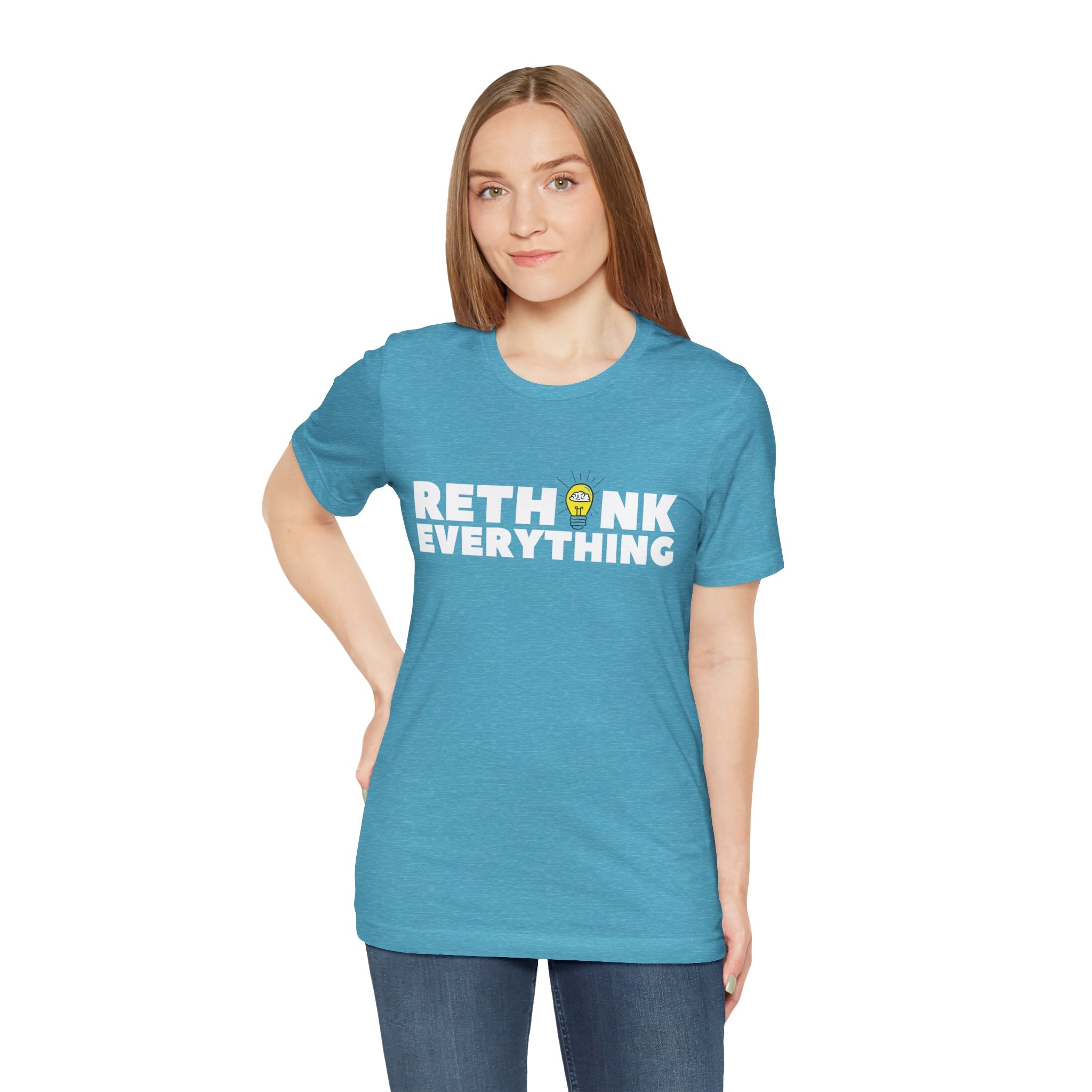 Rethink Everything Mortgage Risk And Compliance Premium Bella+Canvas Unisex Jersey Tee