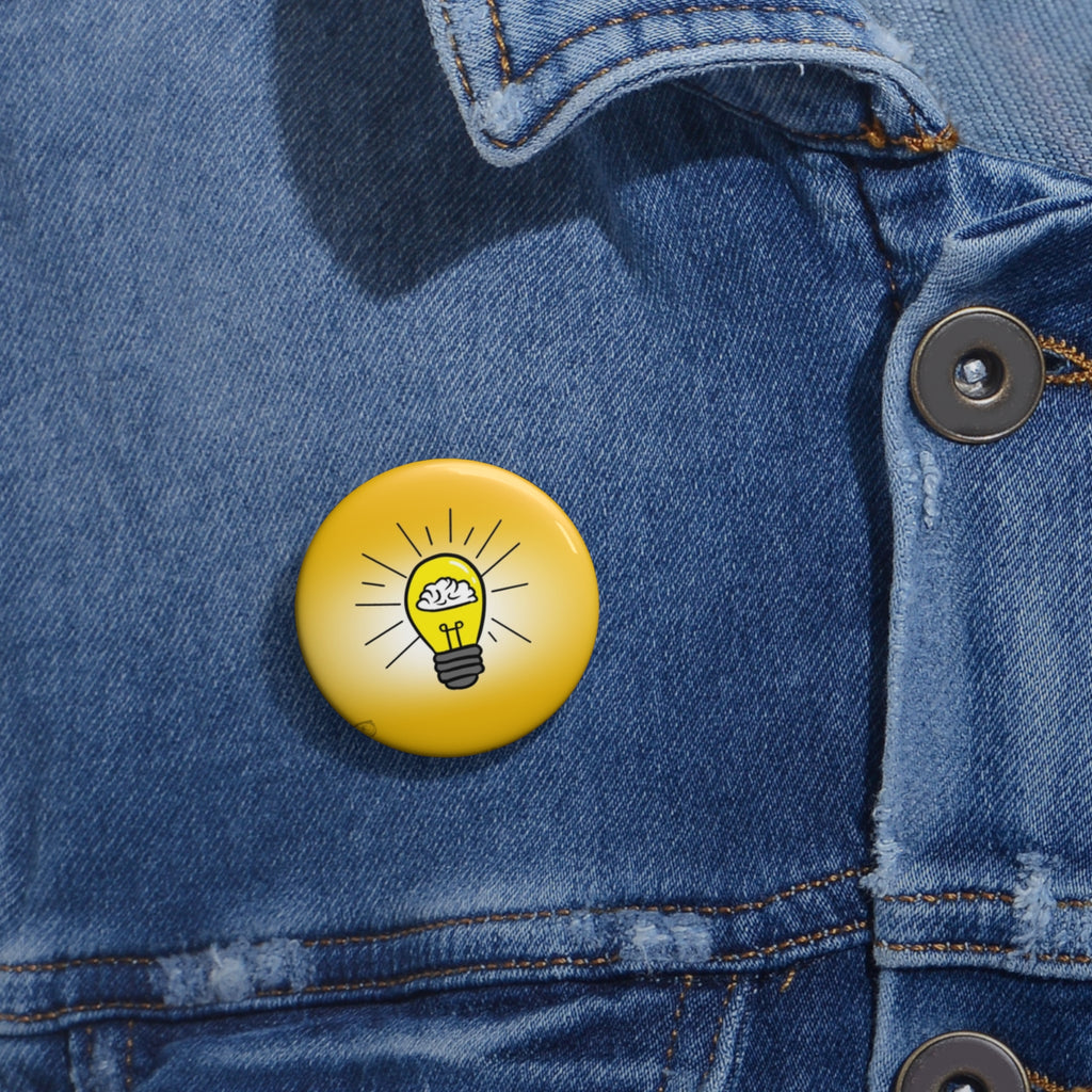 Rethink Everything Mentorship Classic Design Pin Button — Custom Round Badge for Teachers, Students & Creatives