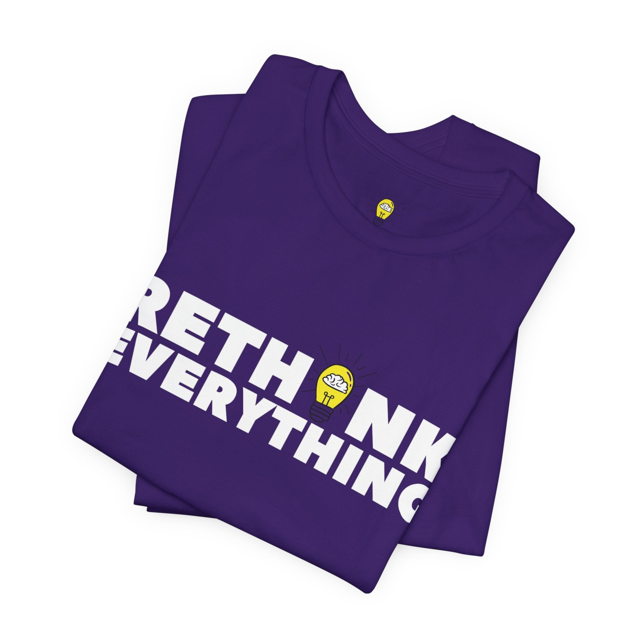 Rethink Everything Social Media Premium Bella+Canvas Unisex Jersey Tee