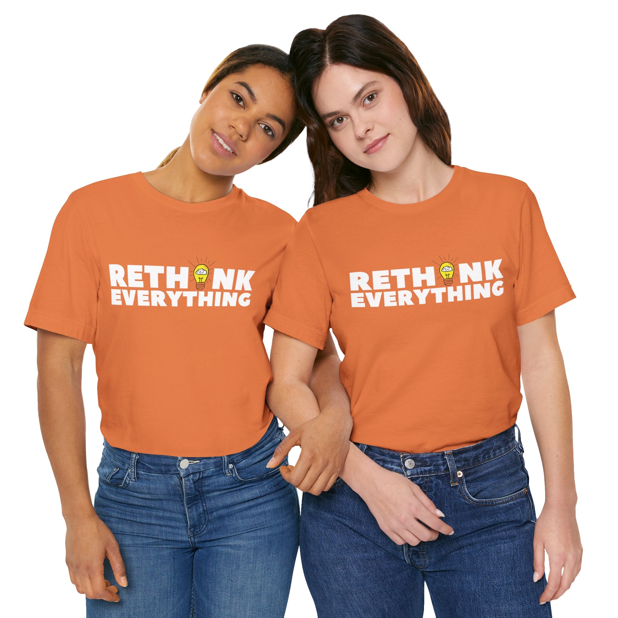 Rethink Everything Selling Real Estate Premium Bella+Canvas Unisex Jersey Tee