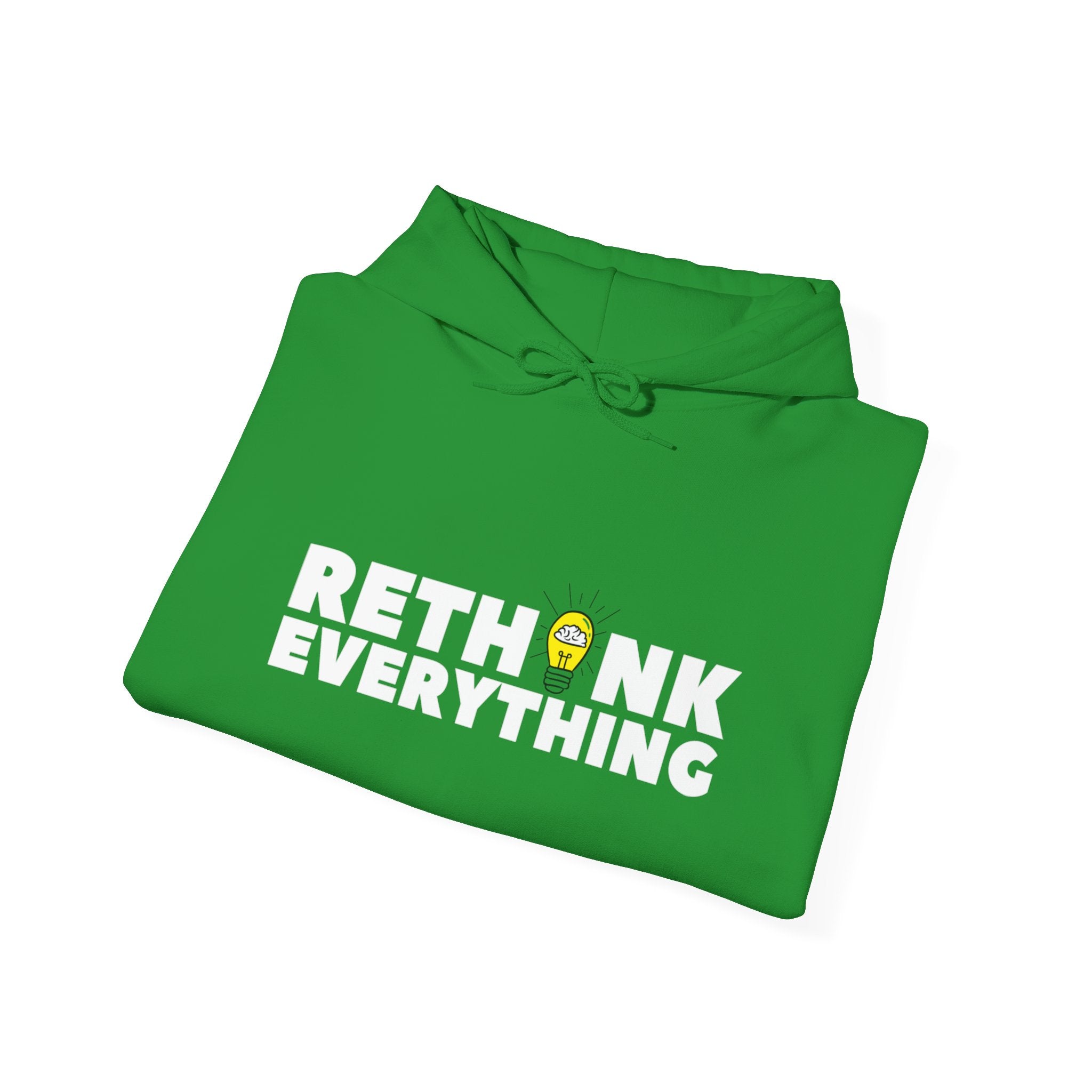 Rethink Everything Loan Officer Hoodie, Unisex Cozy Sweatshirt, Gift for Thought Leaders, Inspirational Fashion, Casual Wear, Unique Graphic Pullover