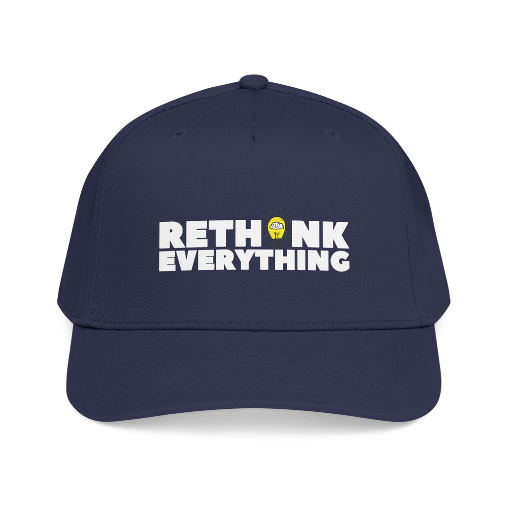 Rethink Everything LOGO Prospecting Navy Blue Mid Profile Baseball Cap