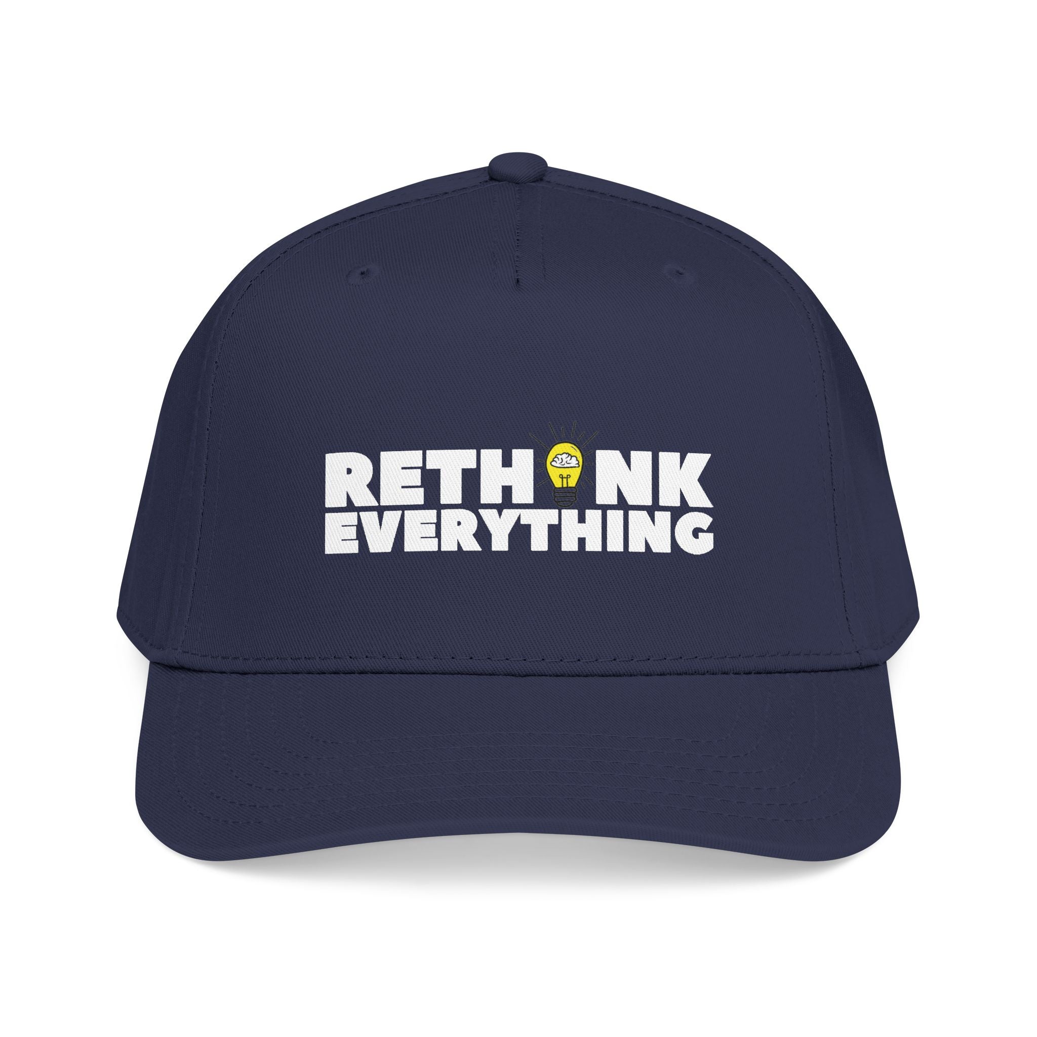 Rethink Everything LOGO Prospecting Navy Blue Mid Profile Baseball Cap
