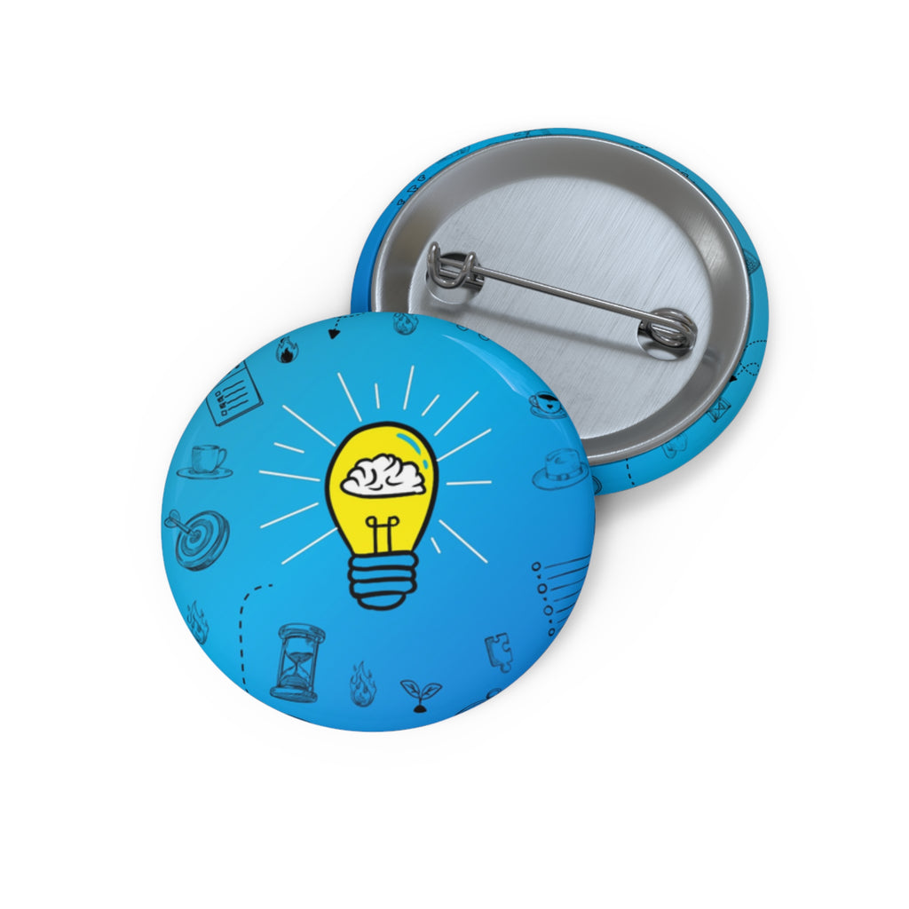 Rethink Everything Business Planning Classic Design Pin Button — Custom Round Badge for Teachers, Students & Creatives
