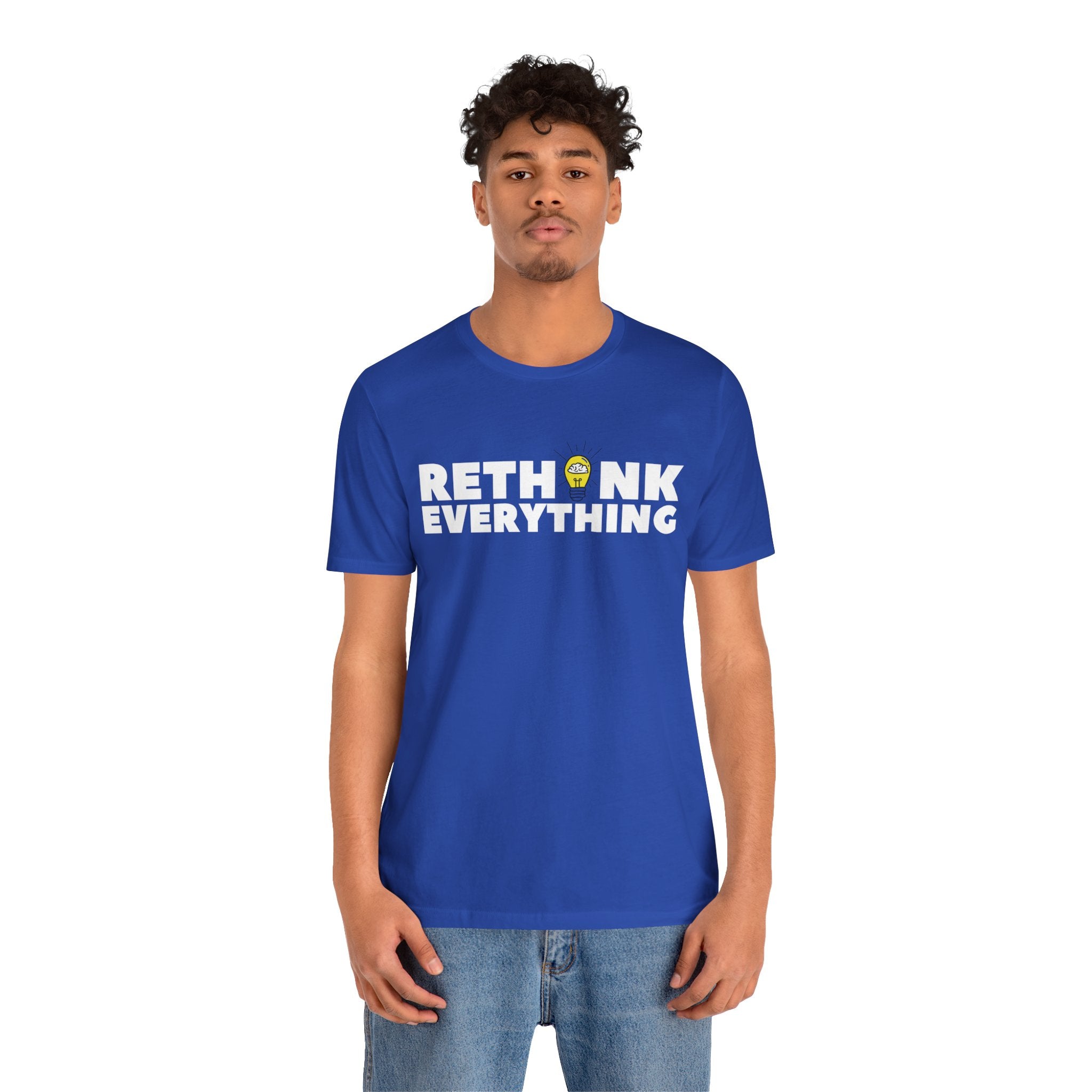 Rethink Everything Insurance Agencies Premium Bella+Canvas Unisex Jersey Tee