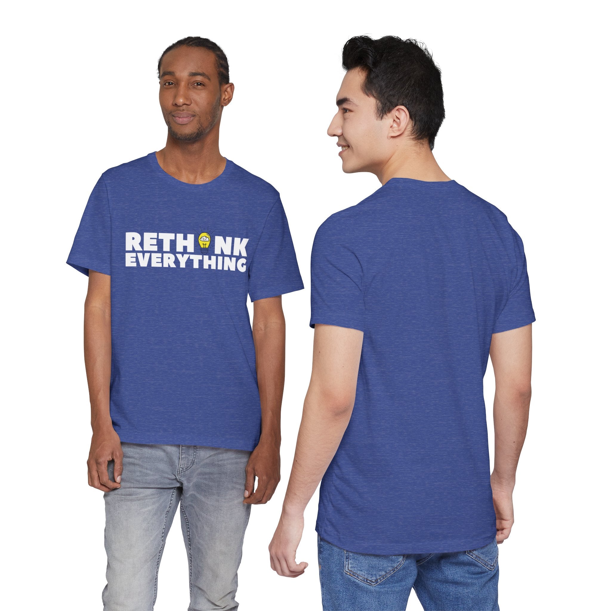 Rethink Everything Buying a Home Hacks Premium Bella+Canvas Unisex Jersey Tee