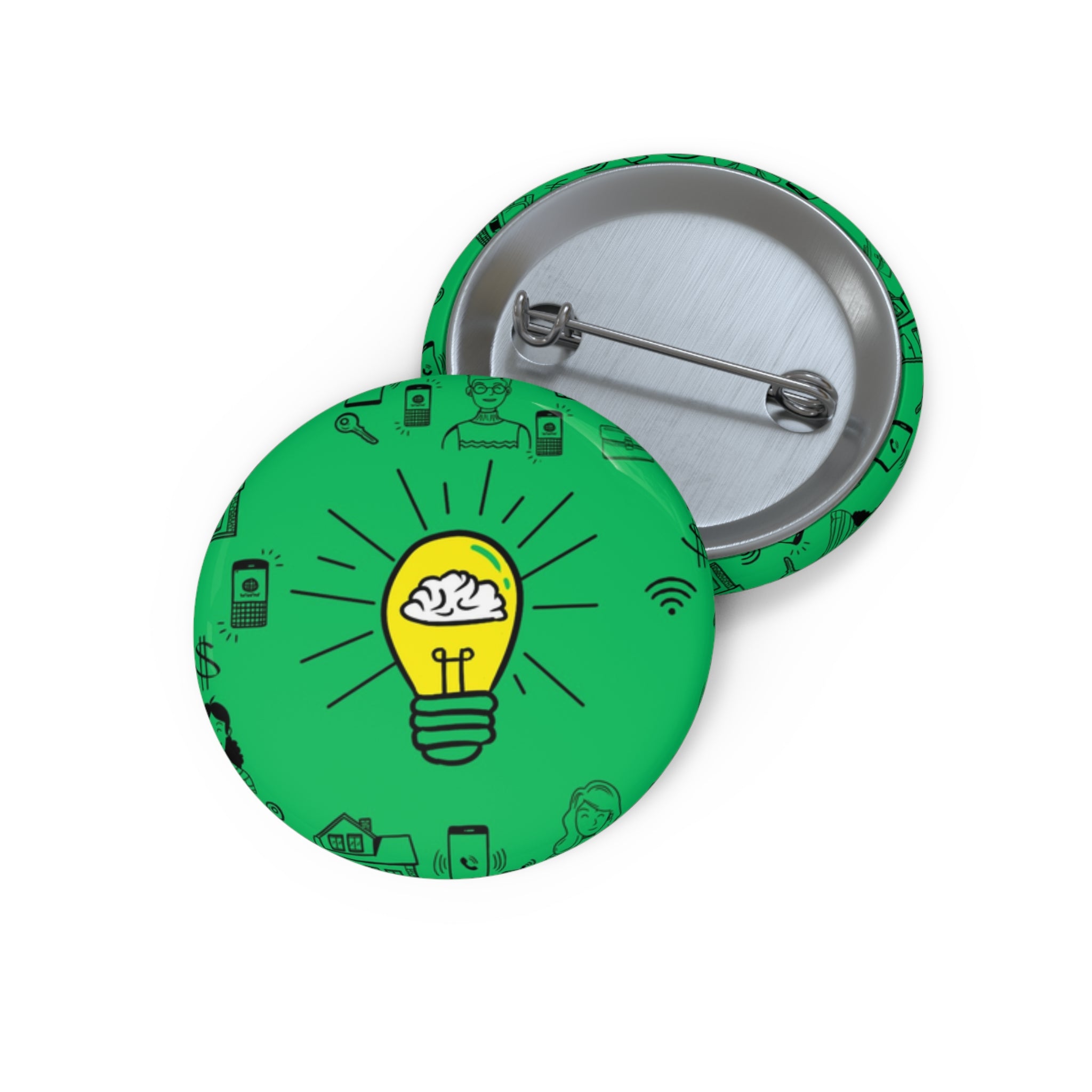 Rethink Everything Loan Officer Classic Design Pin Button — Custom Round Badge for Teachers, Students & Creatives