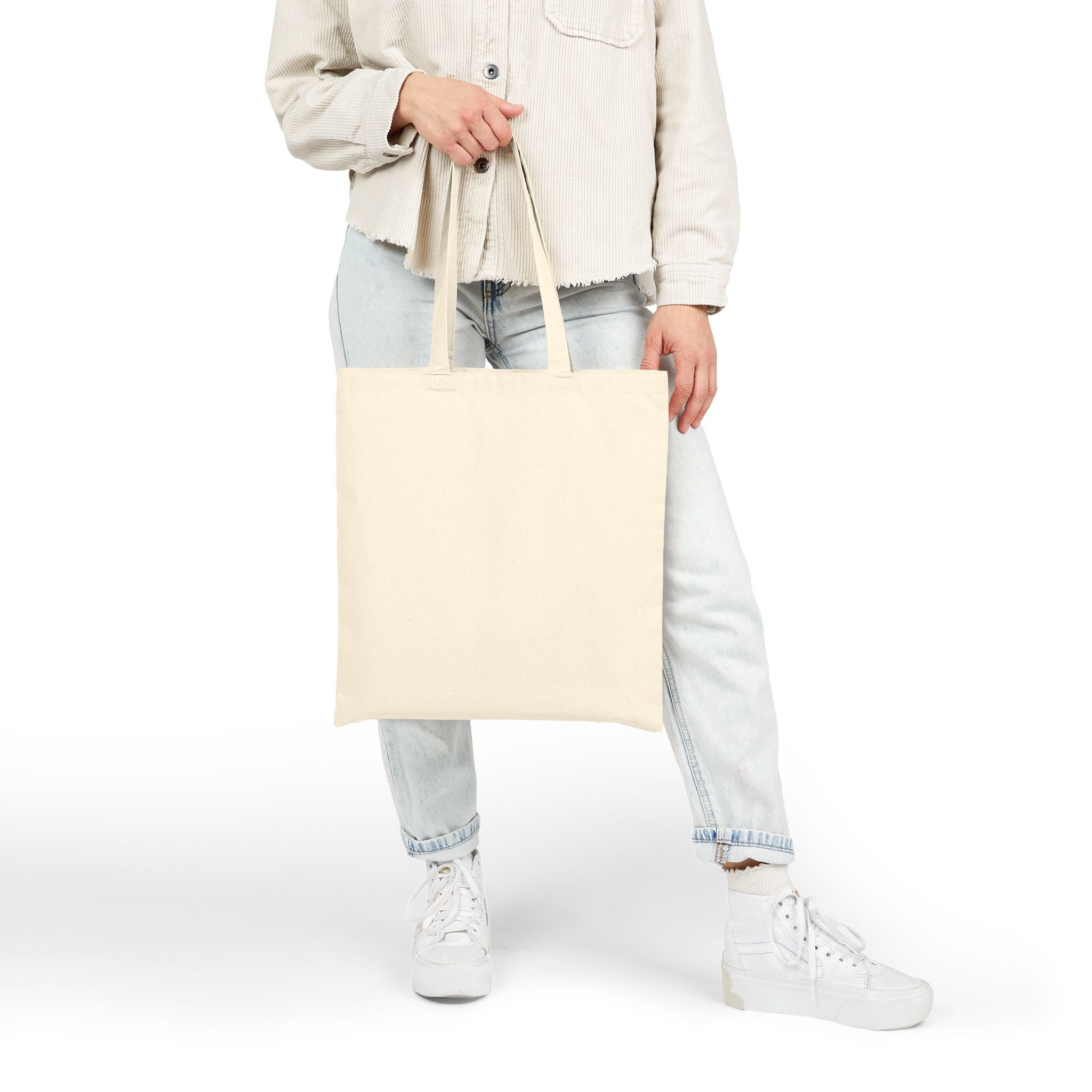 Tote Bag — Rethink Everything LOGO Idea Graphic Cotton Canvas Tote