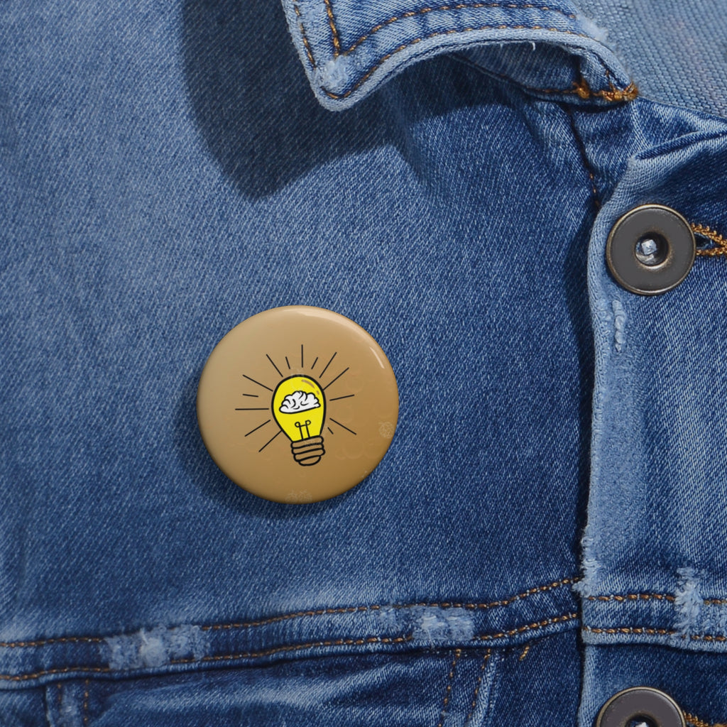 Rethink Everything Craft Beer Classic Design Pin Button — Custom Round Badge for Teachers, Students & Creatives