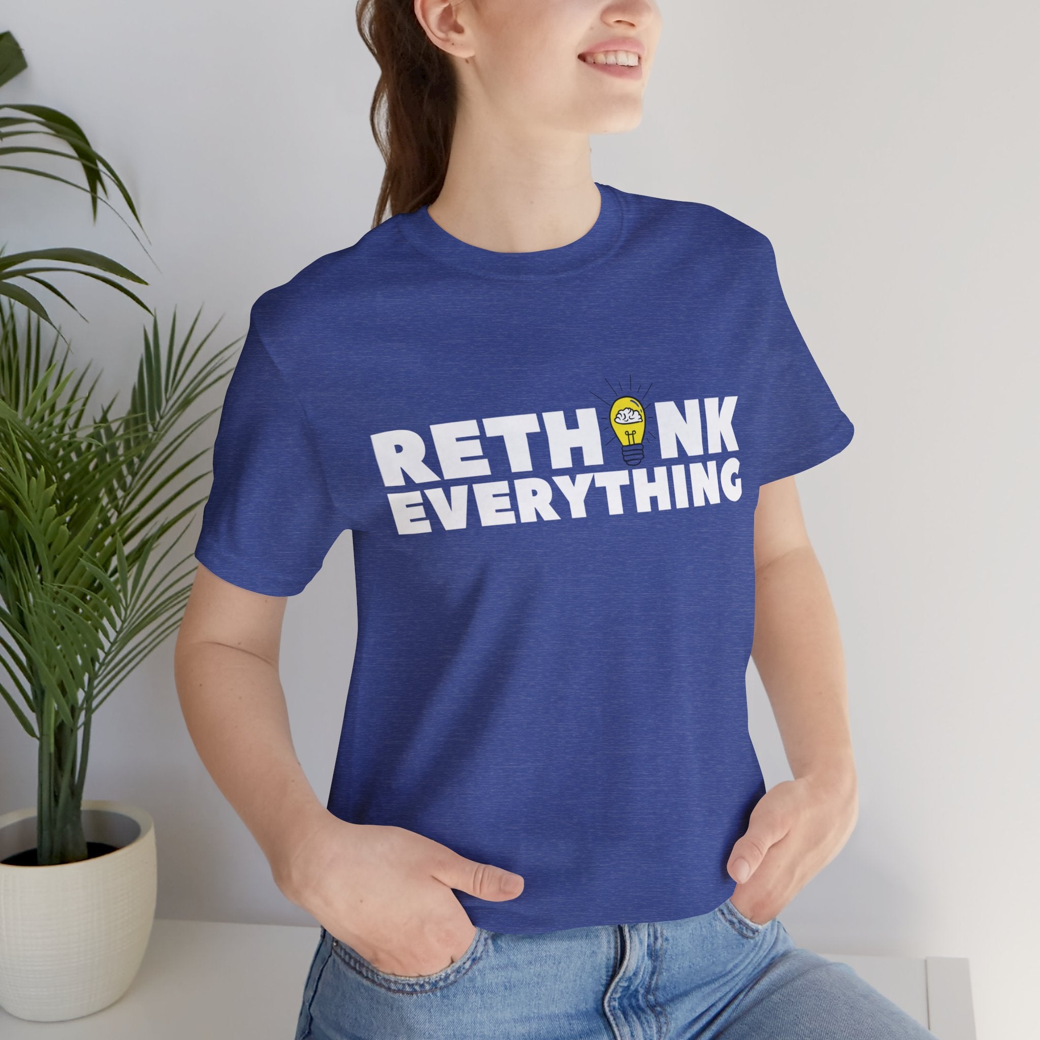 Rethink Everything Buying a Home Hacks Premium Bella+Canvas Unisex Jersey Tee
