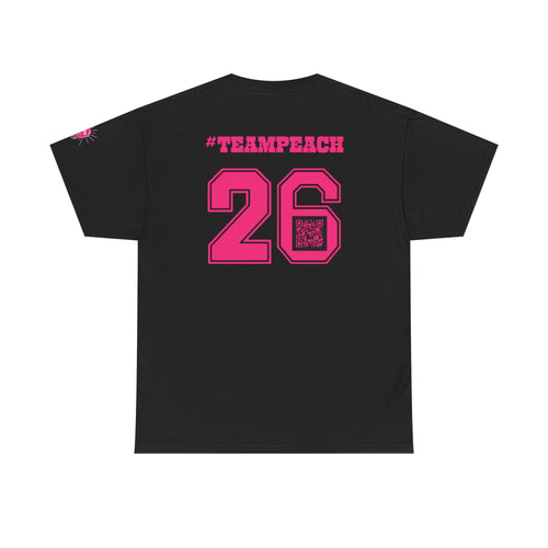 Morgan's Rainbow Fundraiser T-Shirt | #TeamPeach 2026 | Rethink Everything