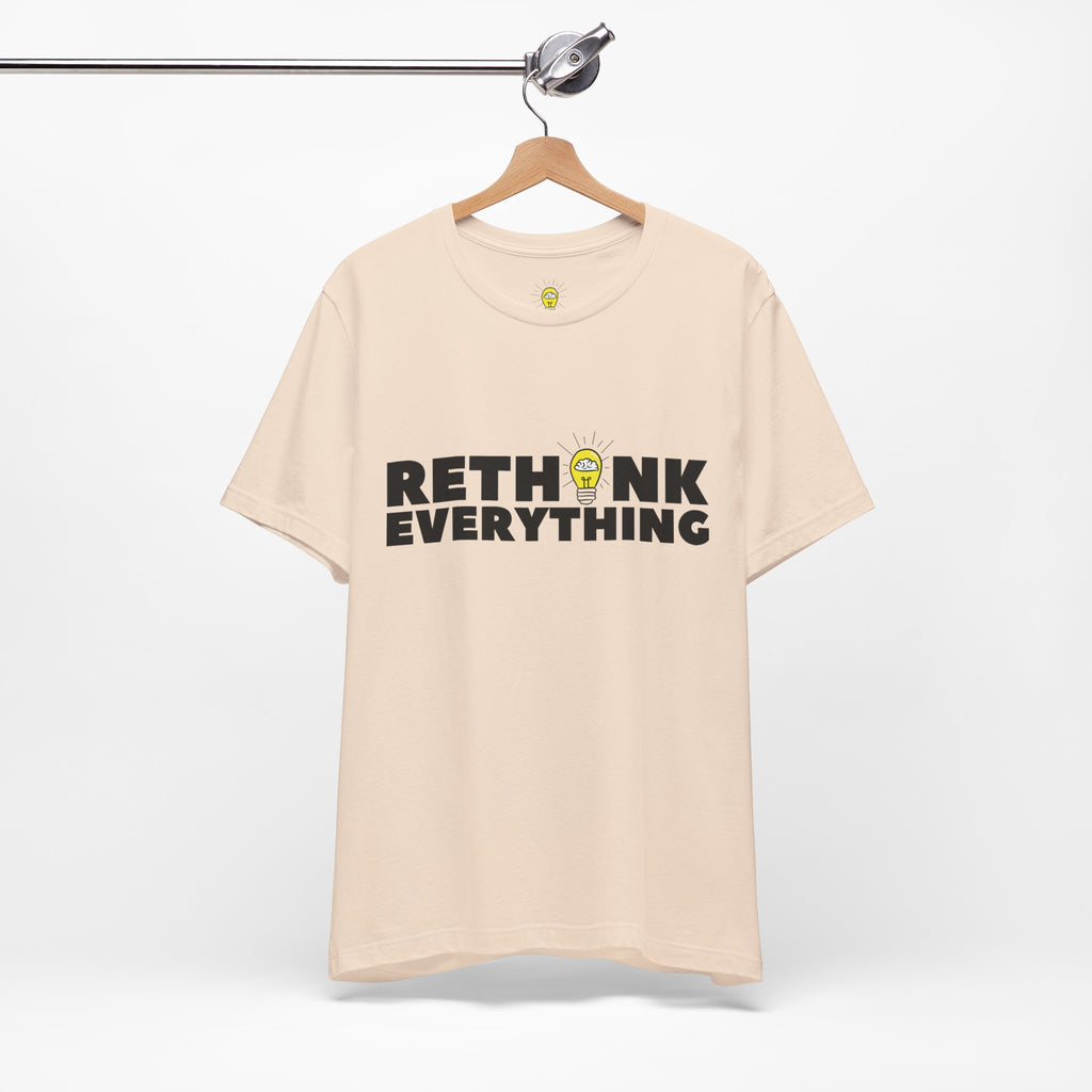 Rethink Everything Craft Beer Premium Bella+Canvas Unisex Jersey Tee
