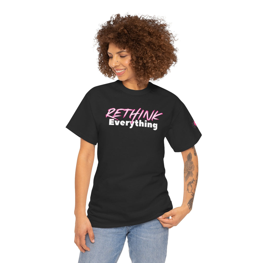 Morgan's Rainbow Fundraiser T-Shirt | #TeamPeach 2026 | Rethink Everything