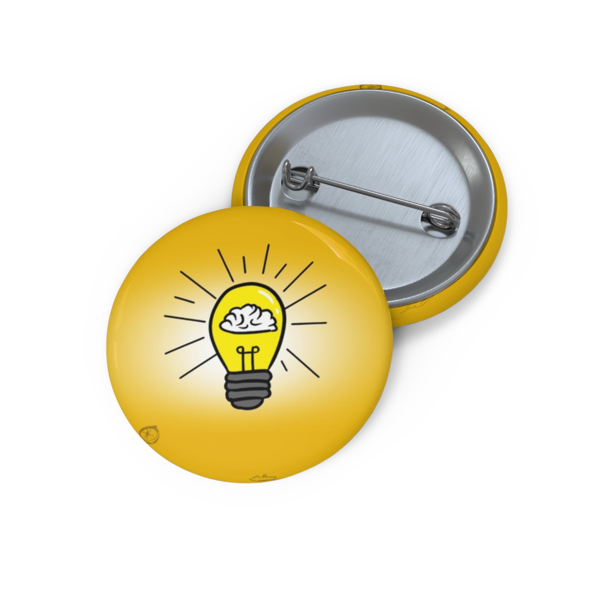 Rethink Everything Mentorship Classic Design Pin Button — Custom Round Badge for Teachers, Students & Creatives