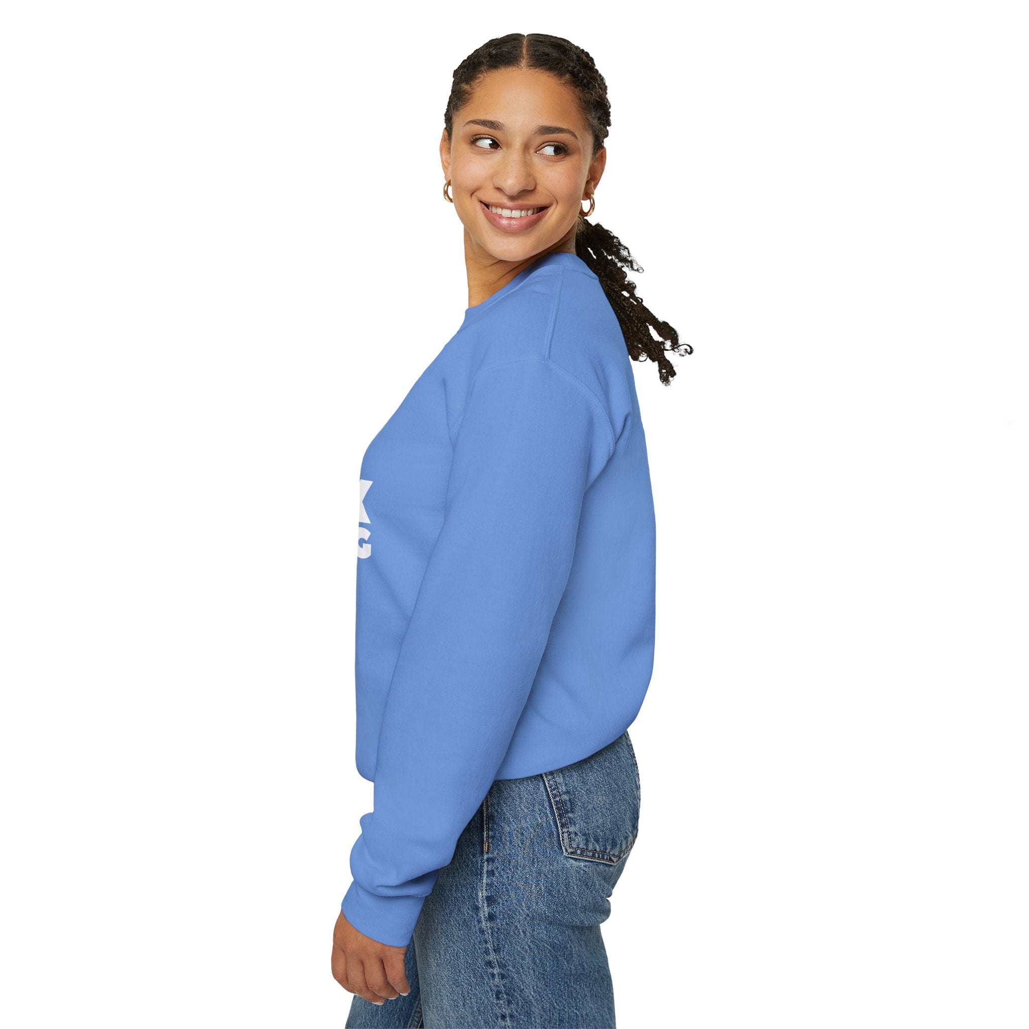 Rethink Everything Power of Video Crewneck Sweatshirt – Unisex Inspirational Graphic Pullover