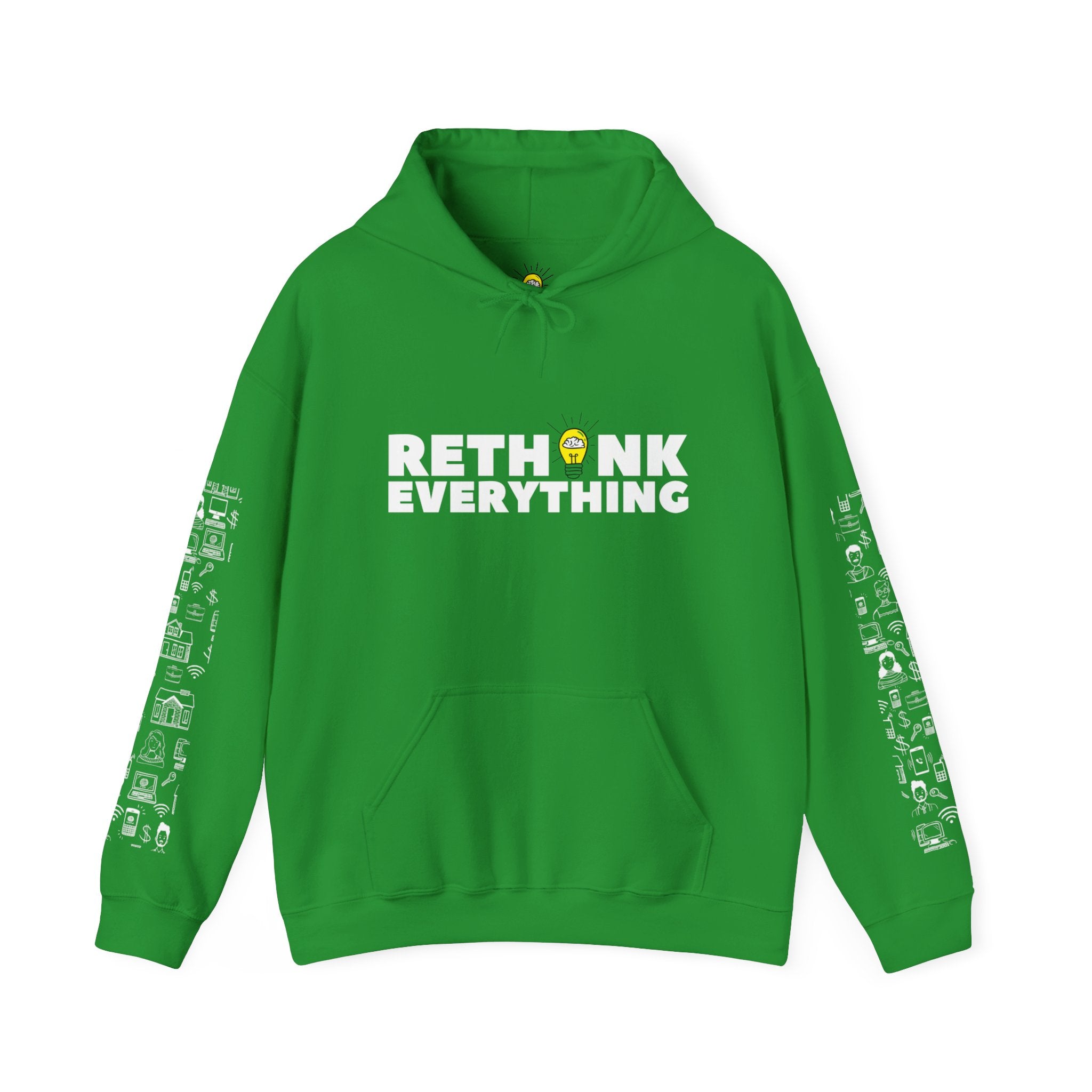 Rethink Everything Loan Officer Hoodie, Unisex Cozy Sweatshirt, Gift for Thought Leaders, Inspirational Fashion, Casual Wear, Unique Graphic Pullover
