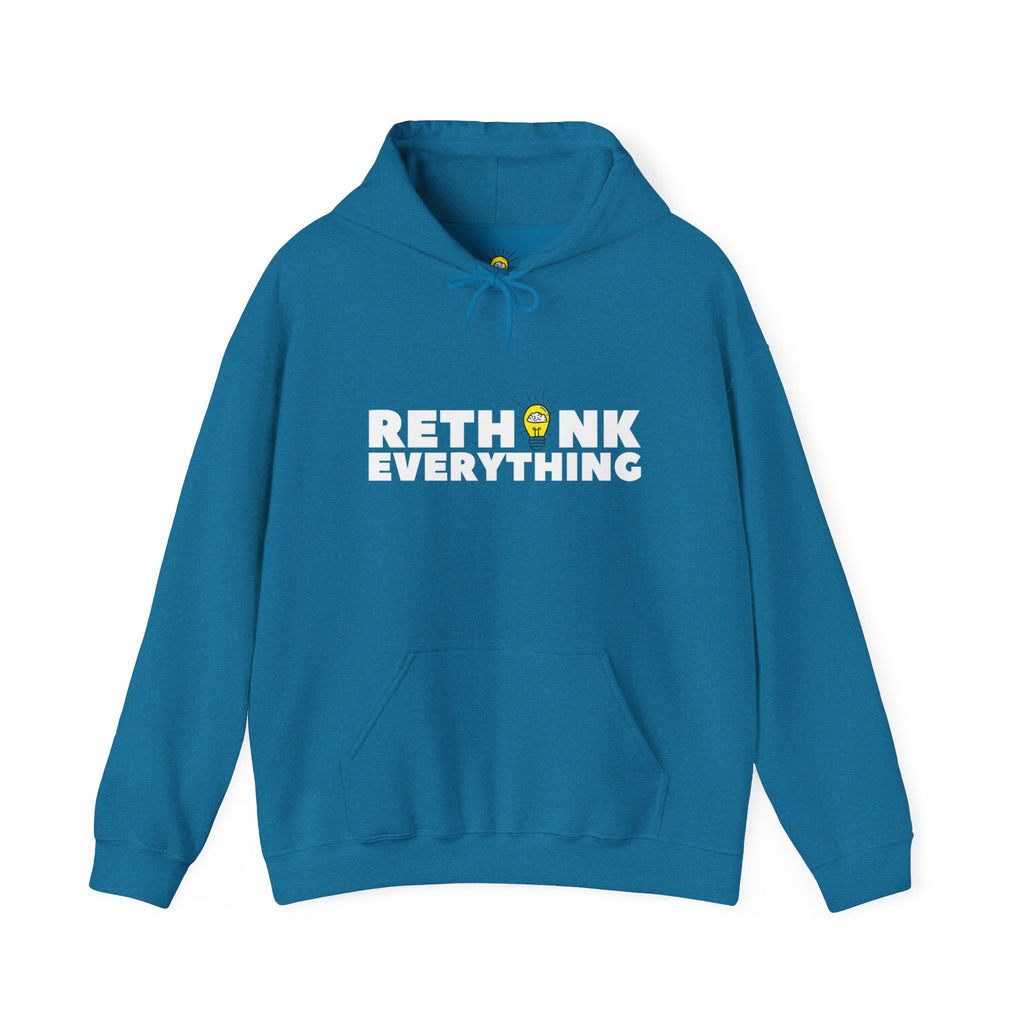 Rethink Everything Mortgage Risk And Compliance Hoodie, Unisex Cozy Sweatshirt, Gift for Thought Leaders, Inspirational Fashion, Casual Wear, Unique Graphic Pullover