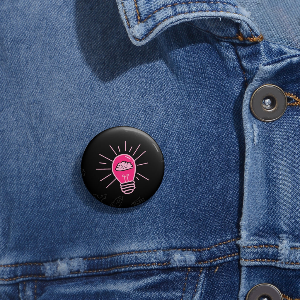 Rethink Everything Networking Classic Design Pin Button — Custom Round Badge for Teachers, Students & Creatives
