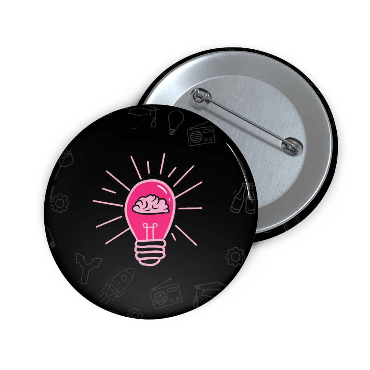Rethink Everything Networking Classic Design Pin Button — Custom Round Badge for Teachers, Students & Creatives