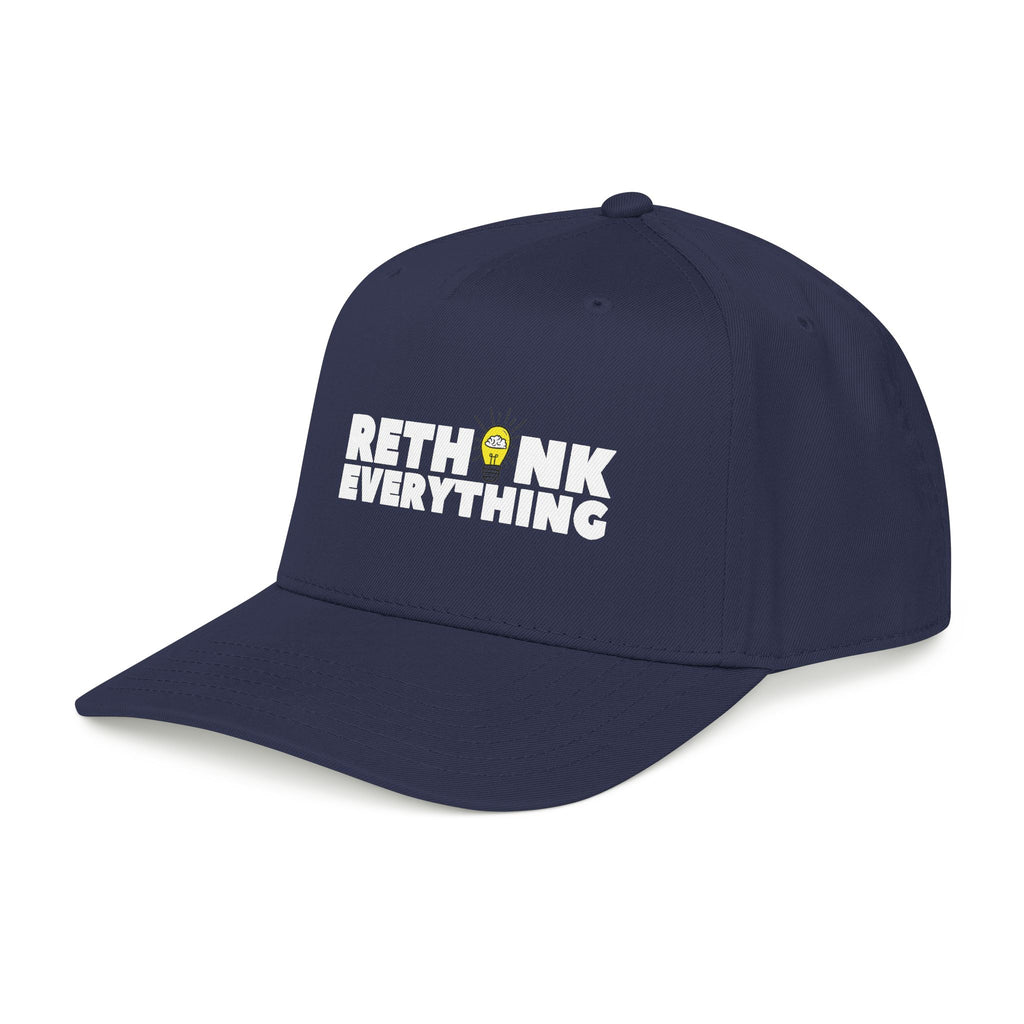 Rethink Everything LOGO Prospecting Navy Blue Mid Profile Baseball Cap