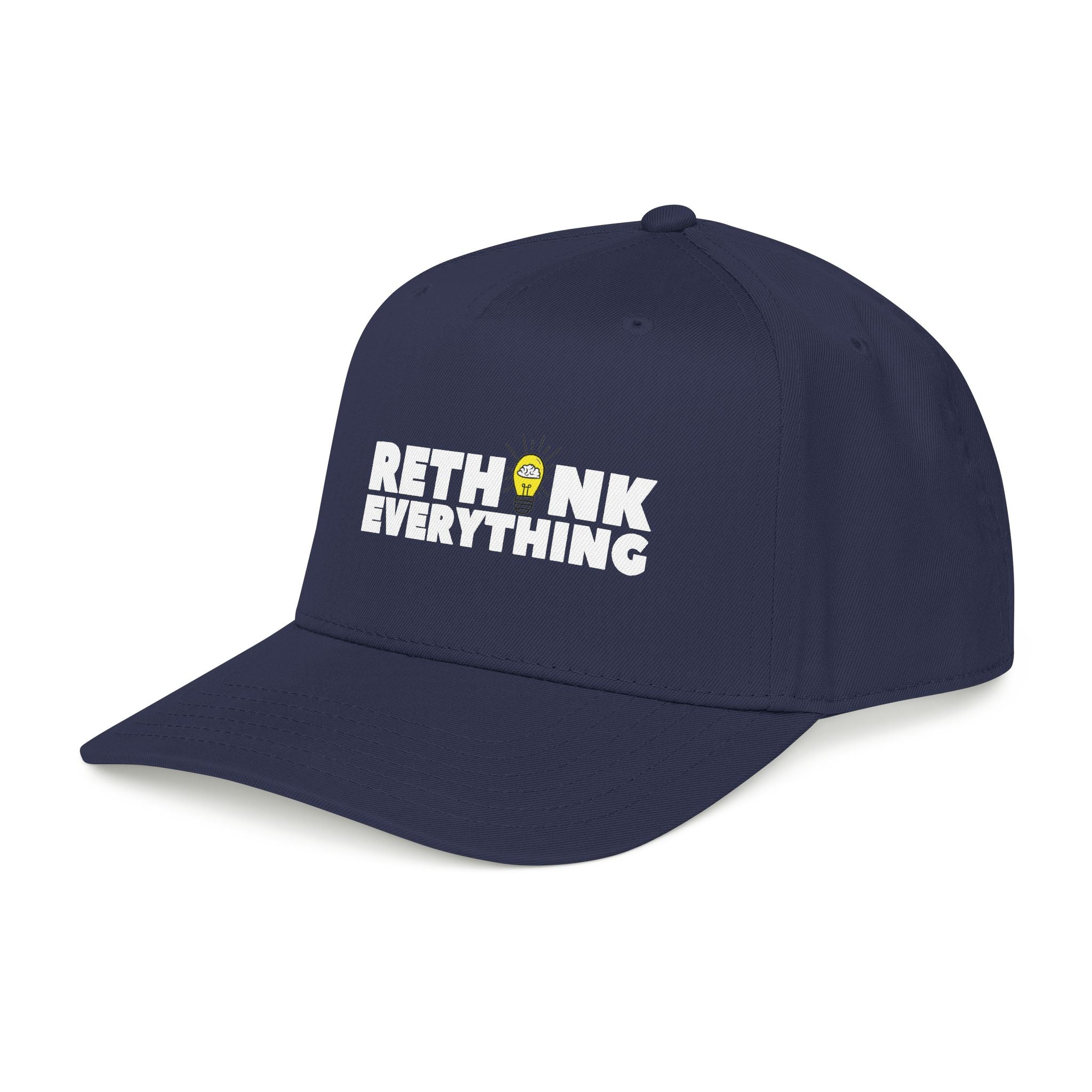 Rethink Everything LOGO Prospecting Navy Blue Mid Profile Baseball Cap