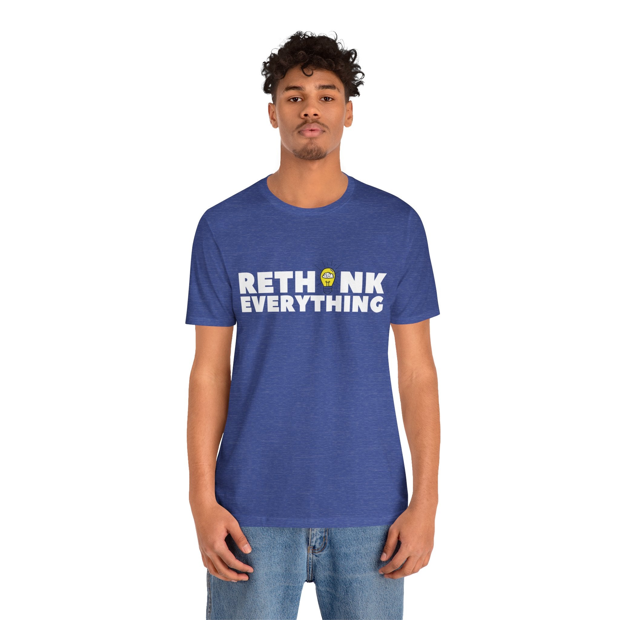 Rethink Everything Buying a Home Hacks Premium Bella+Canvas Unisex Jersey Tee
