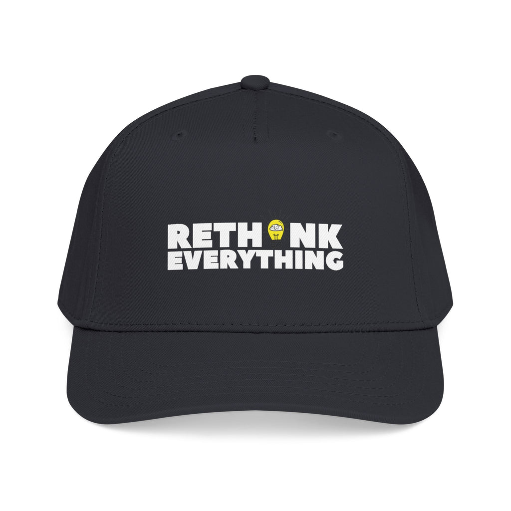 Rethink Everything LOGO Black Mid Profile Baseball Cap