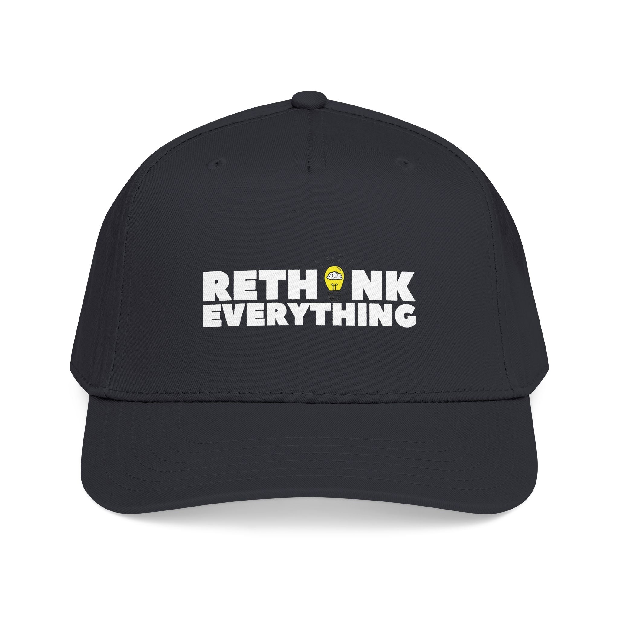 Rethink Everything LOGO Black Mid Profile Baseball Cap