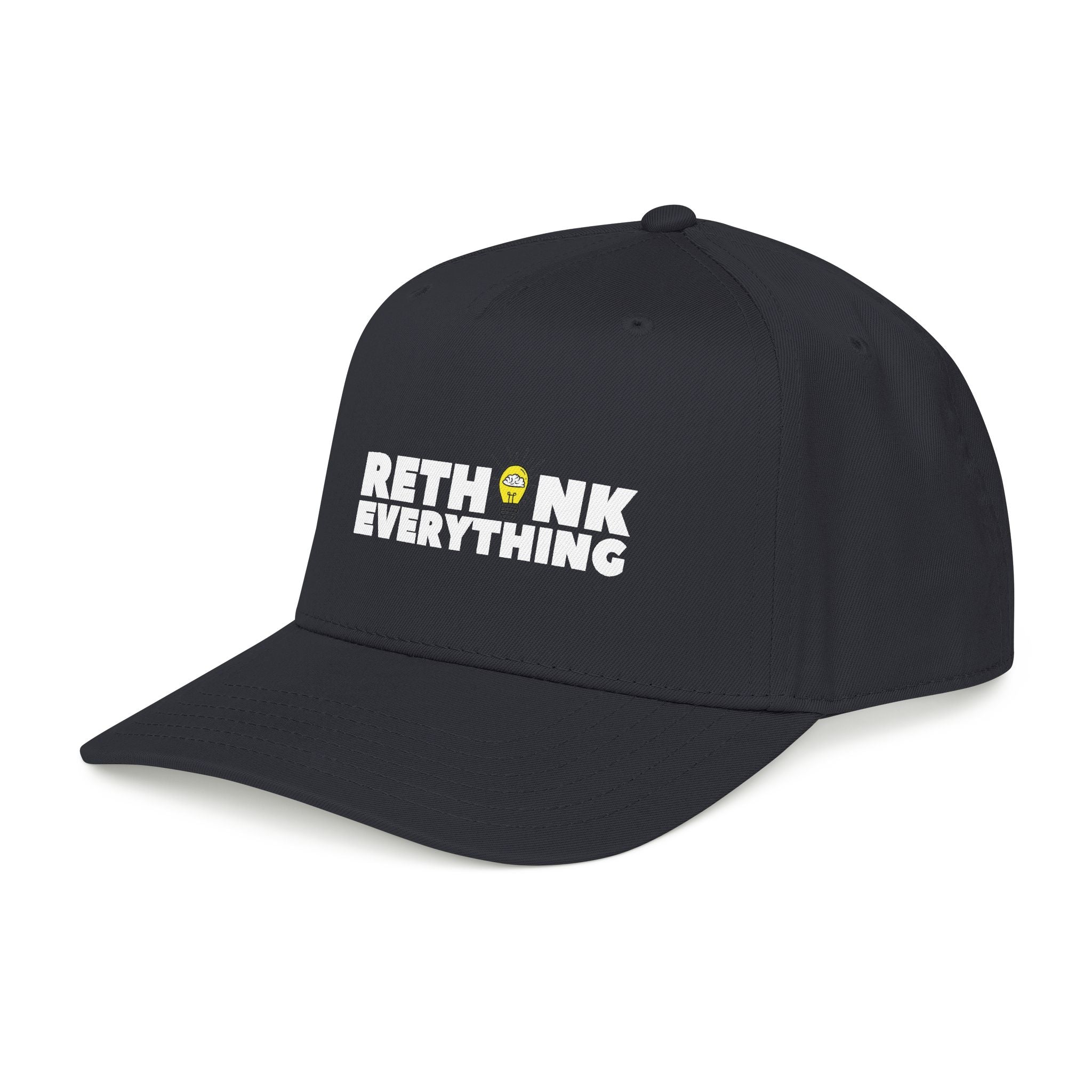 Rethink Everything LOGO Black Mid Profile Baseball Cap