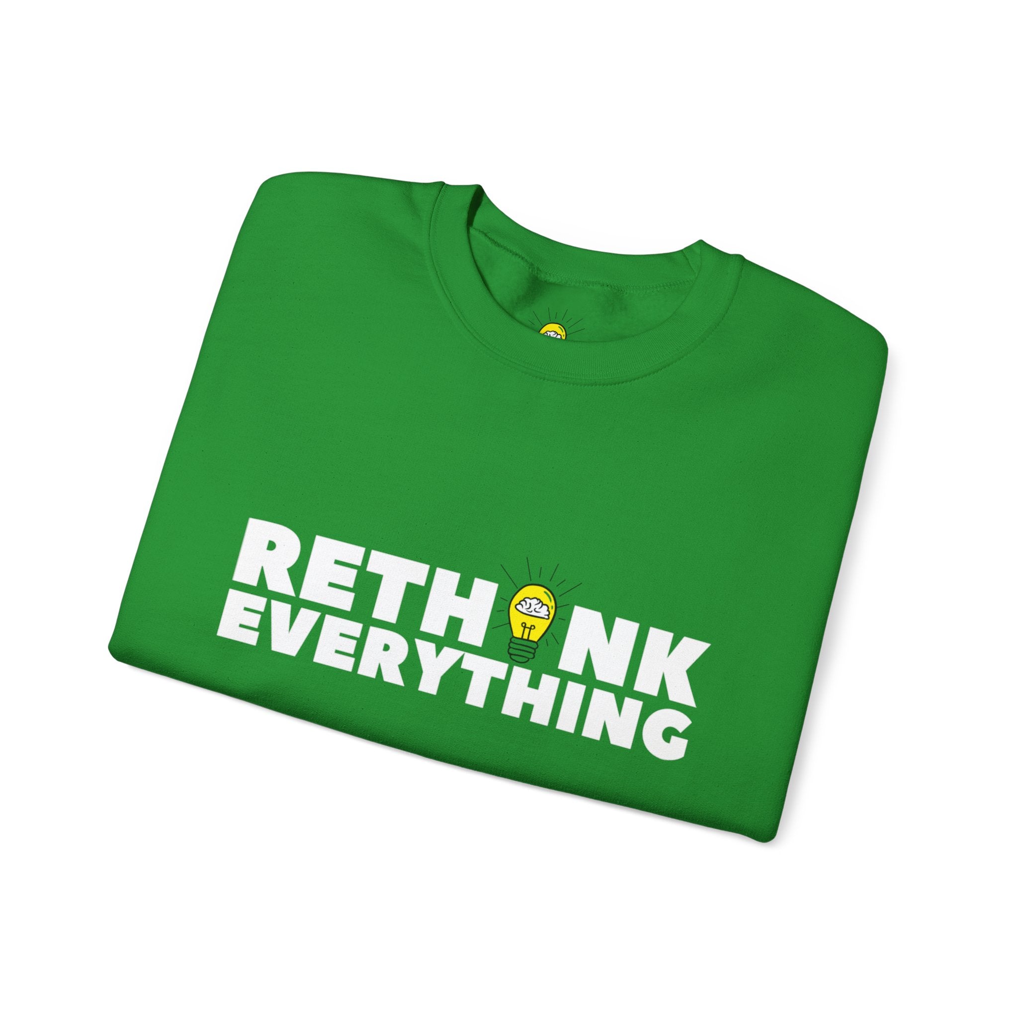 Rethink Everything Loan Officer Crewneck Sweatshirt – Unisex Inspirational Graphic Pullover