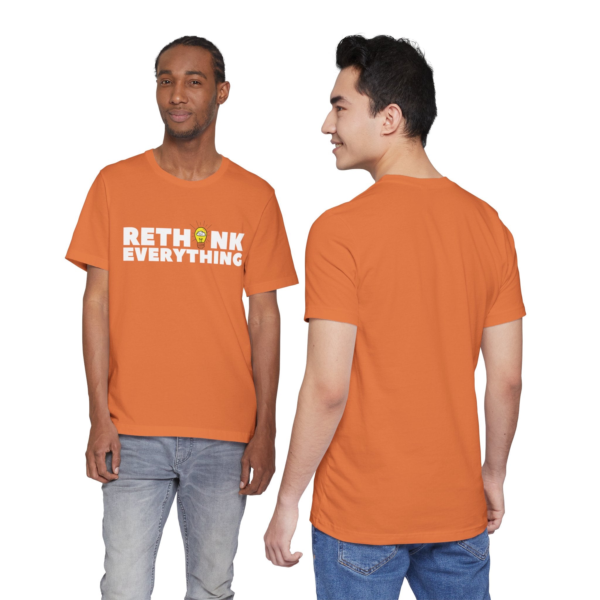 Rethink Everything Selling Real Estate Premium Bella+Canvas Unisex Jersey Tee