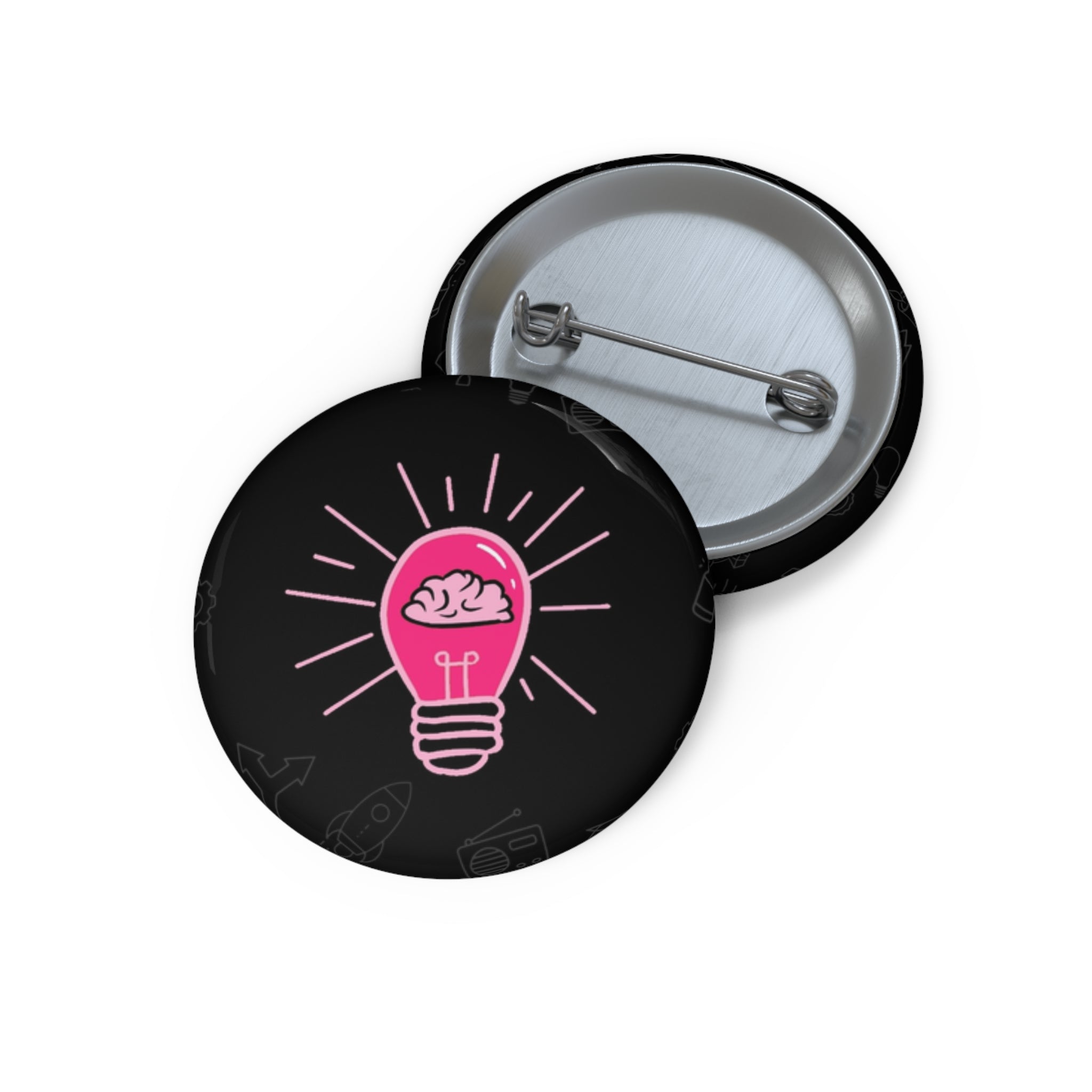 Rethink Everything Networking Classic Design Pin Button — Custom Round Badge for Teachers, Students & Creatives